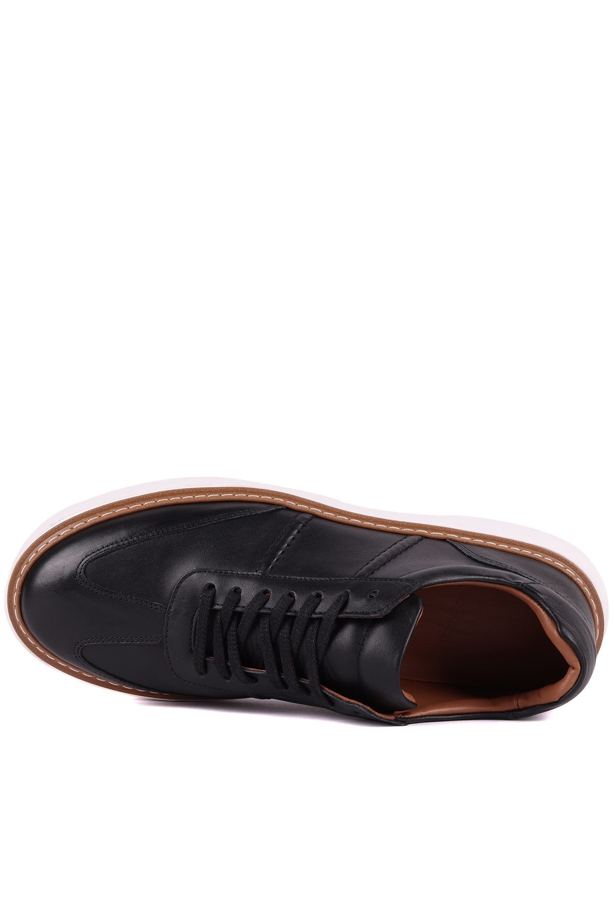 Shoetyle - Hakiki Süet Deri Siyah Renk Bağcıklı Günlük Erkek Ayakkabı - 250-3001