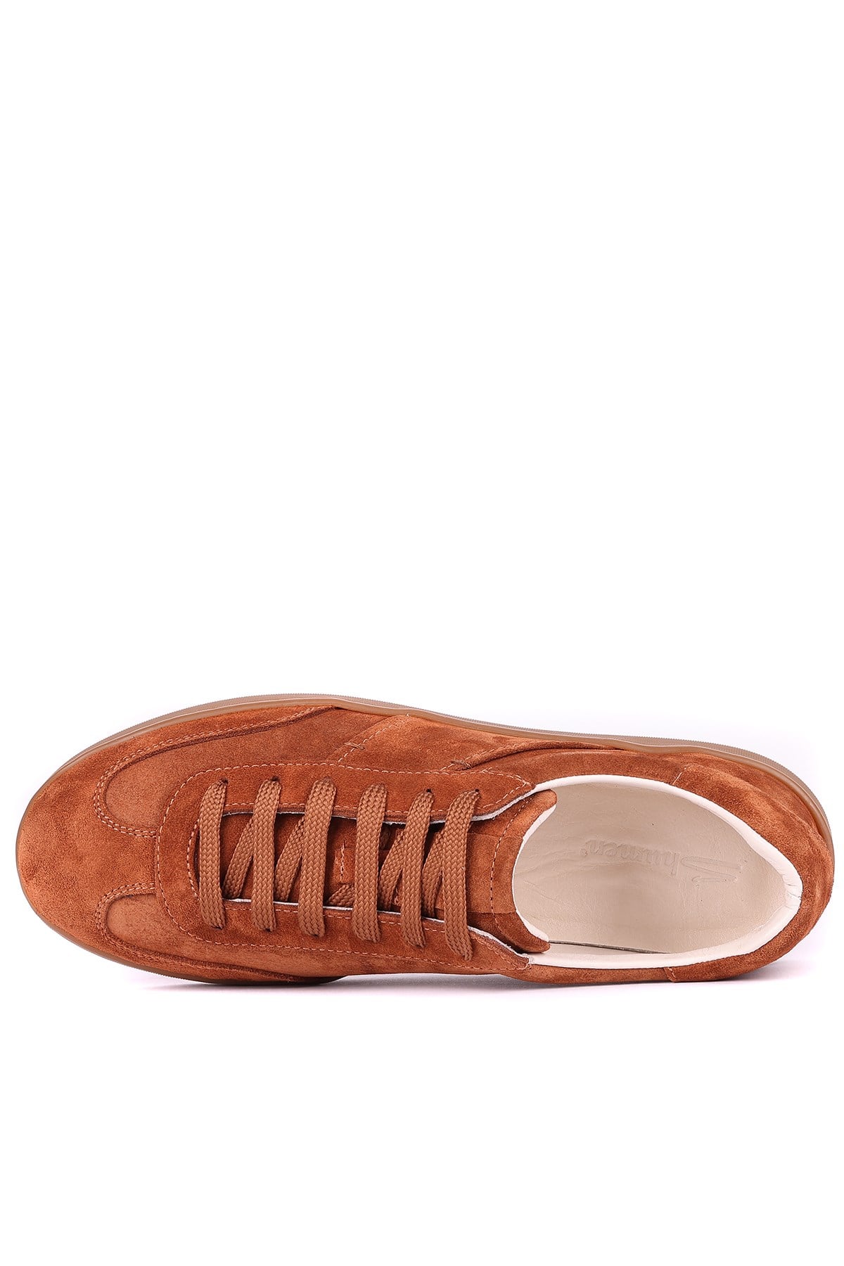 Shoetyle - Hakiki Süet Deri Taba Rengi Erkek Sneaker - 666-SH-10-129