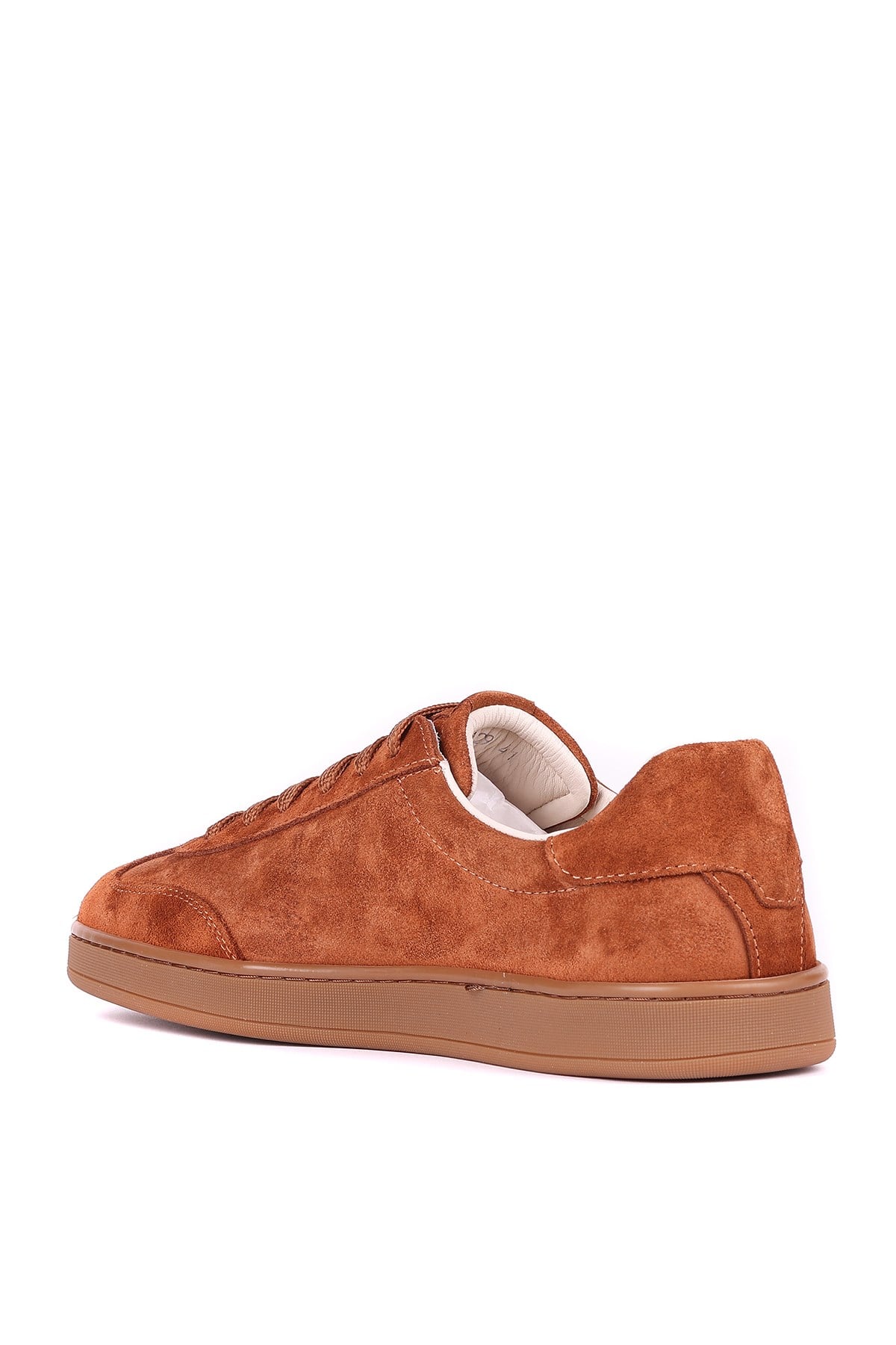 Shoetyle - Hakiki Süet Deri Taba Rengi Erkek Sneaker - 666-SH-10-129