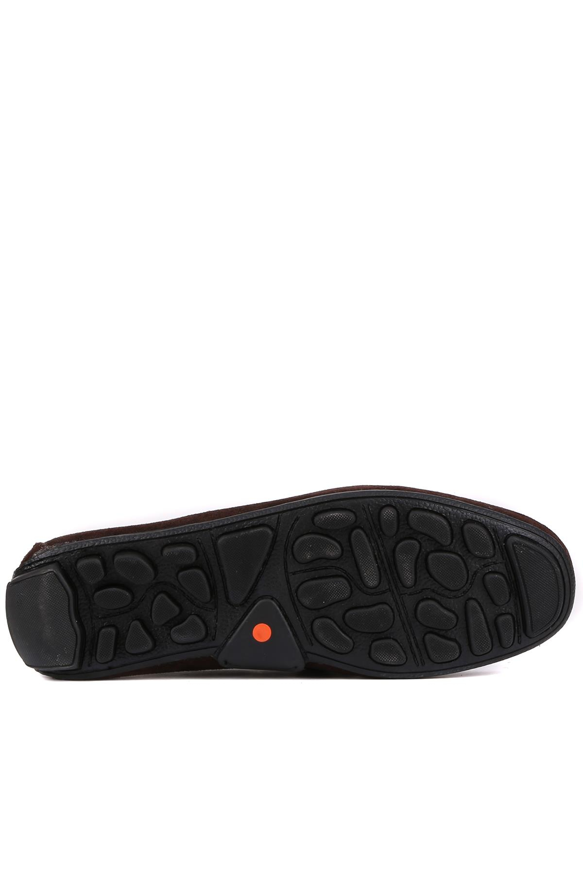 Shoetyle - Kahverengi Süet Deri Erkek Loafer 250-1998