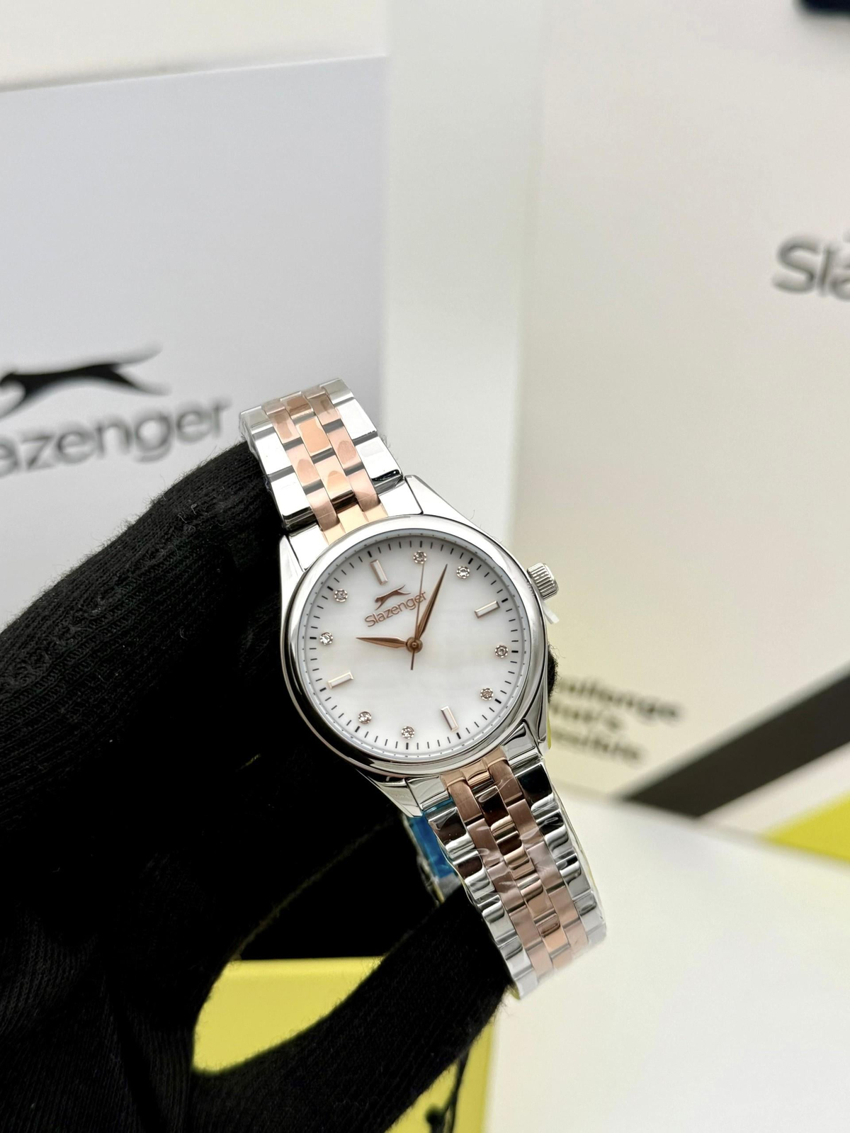 Slazenger SL.09.2528.3 Kadın Kol Saati Çift Renkli