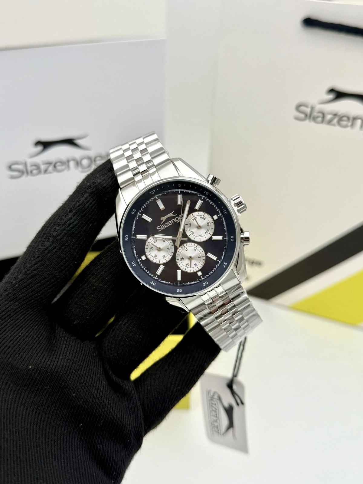 Slazenger SL.09.1934.2 Erkek Kol Saati Gümüş İçi Mavi Renk