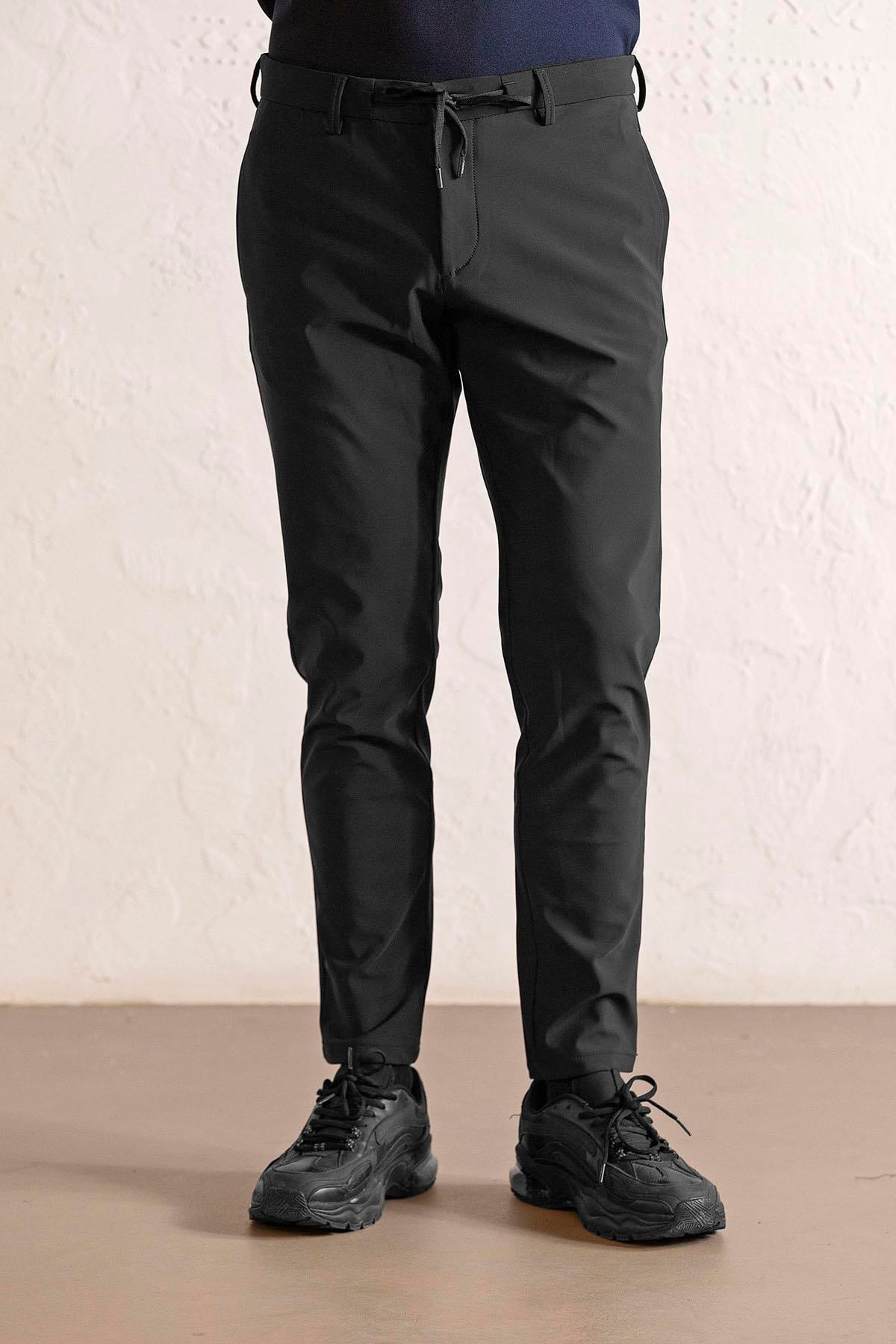 Beli Bağcıklı Jogger Erkek Pantolon