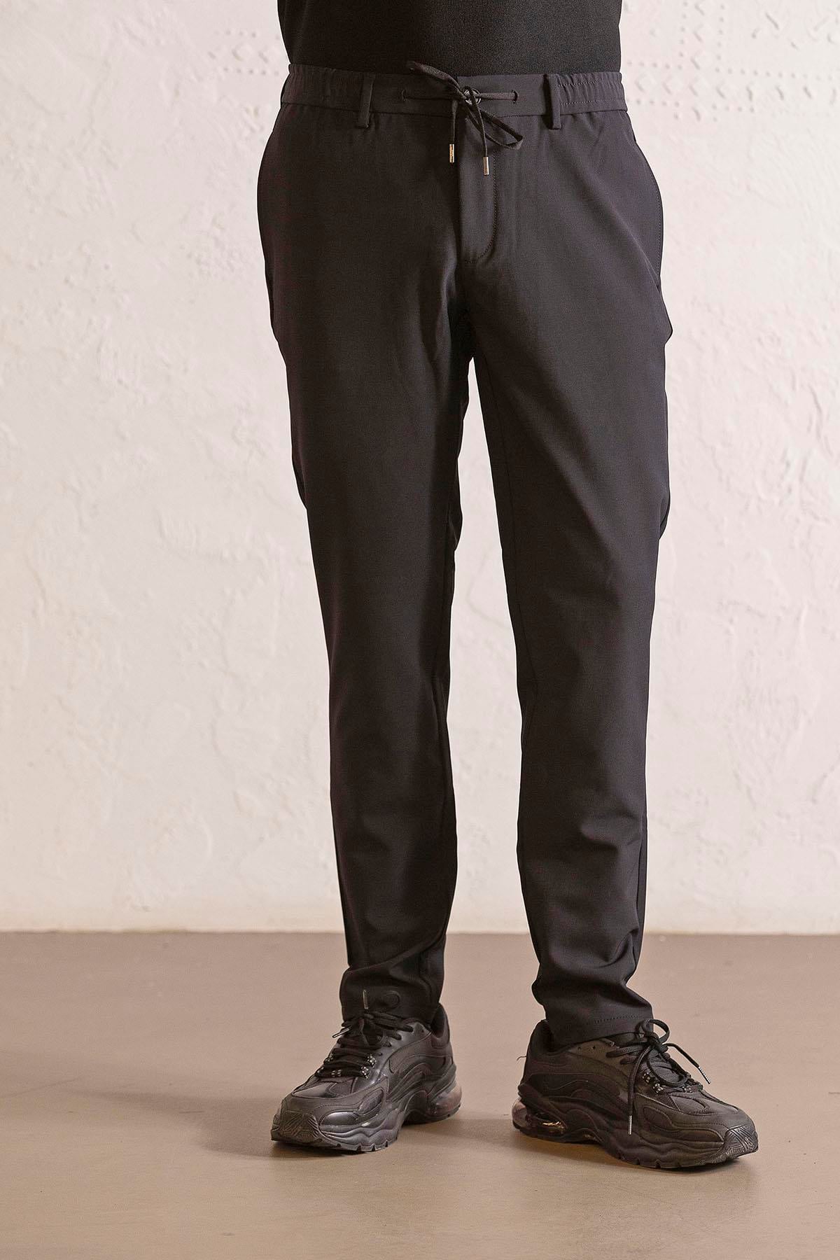 Beli Bağcıklı Jogger Erkek Pantolon