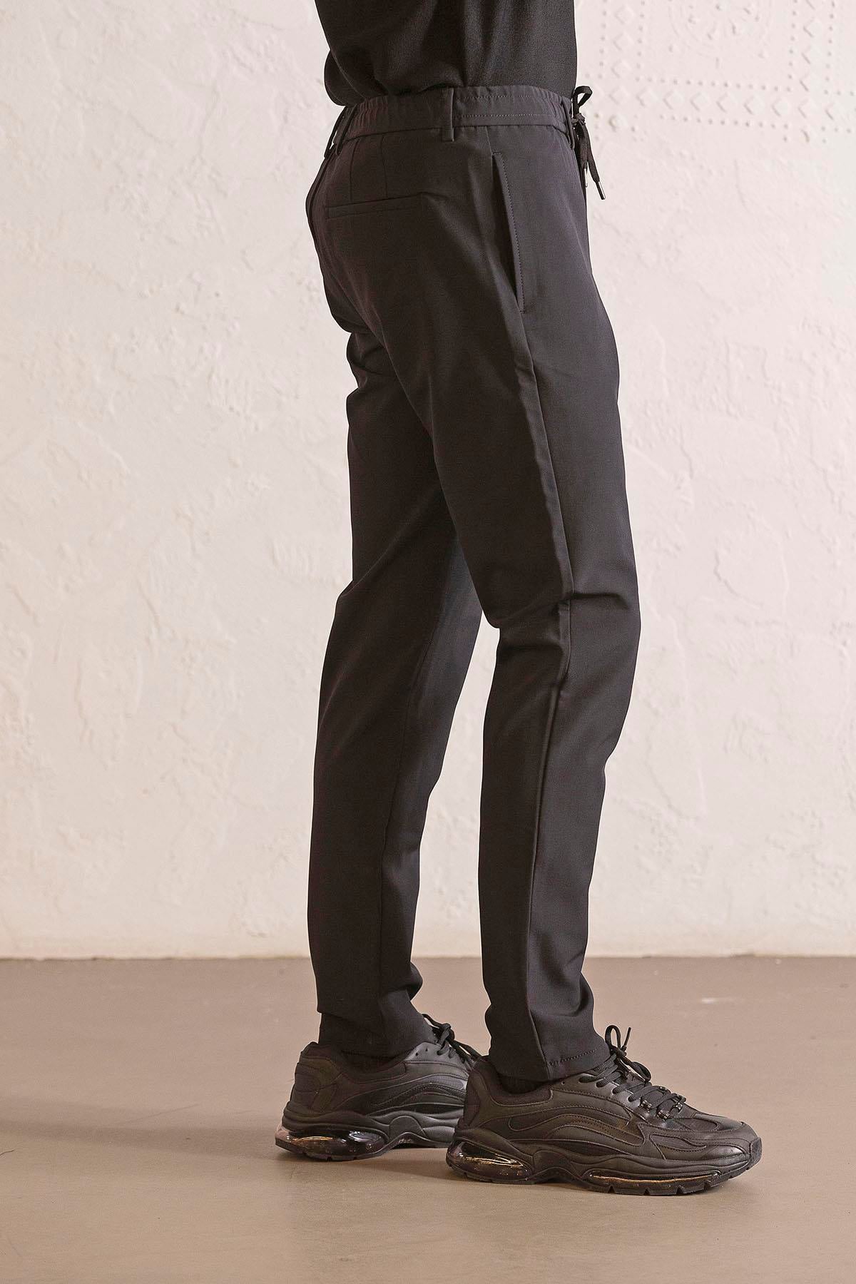 Beli Bağcıklı Jogger Erkek Pantolon