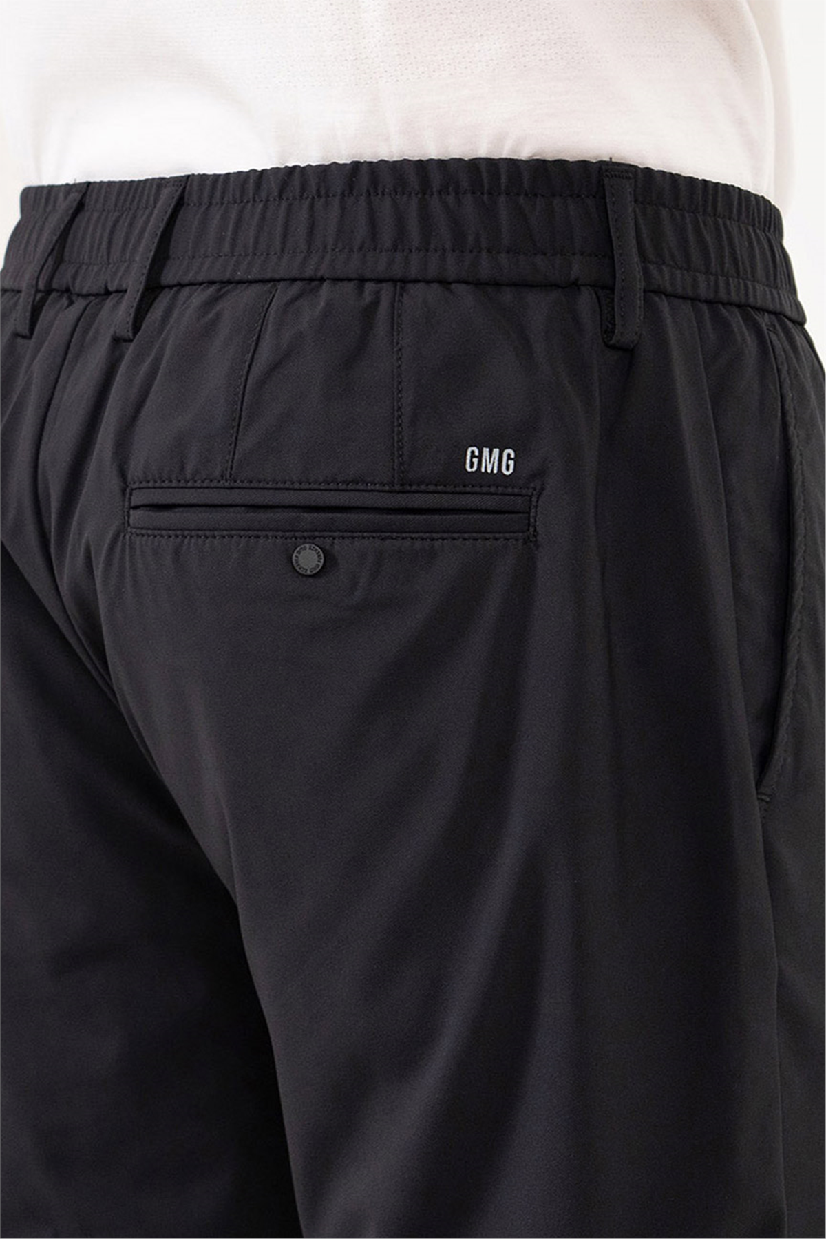 Beli Lastikli Arka Cepleri Çıtçıt Kapamalı Jogger Erkek Pantolon