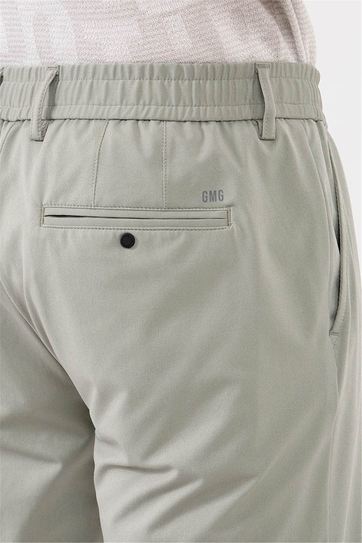 Beli Lastikli Arka Cepleri Çıtçıt Kapamalı Jogger Erkek Pantolon