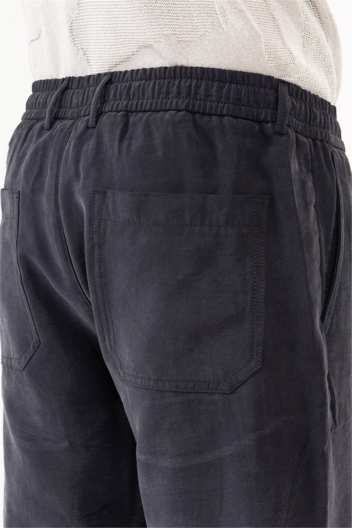 Beli Lastikli Arkası Çift Torba Cepli Jogger Erkek Pantolon