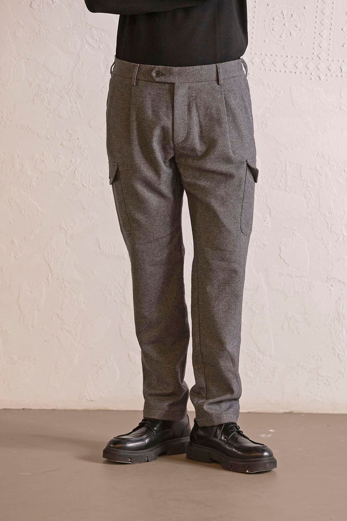 Beli Lastikli Cepli Erkek Kargo Pantolon