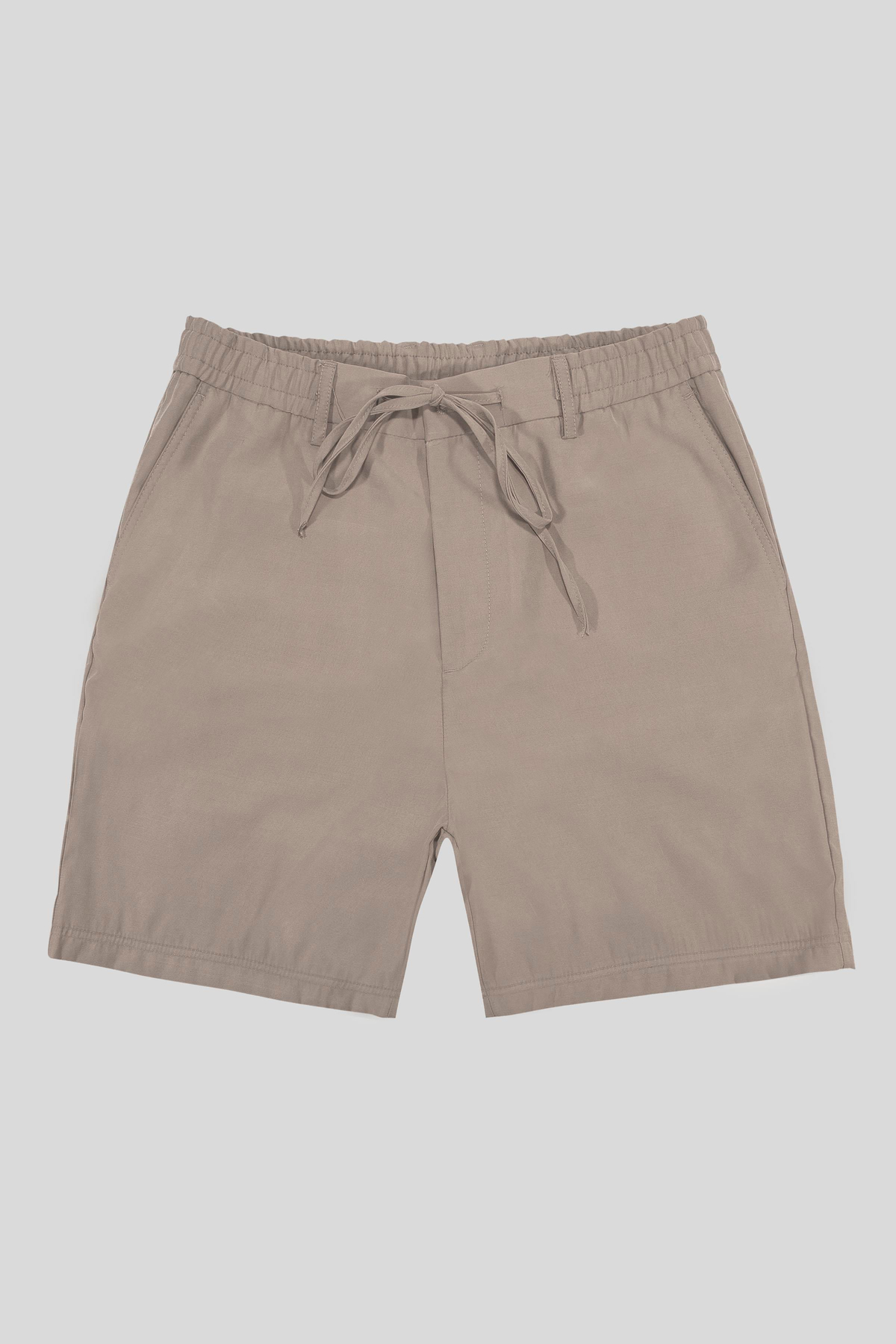 Beli Lastikli ve Bağcıklı Slim Fit Erkek Şort