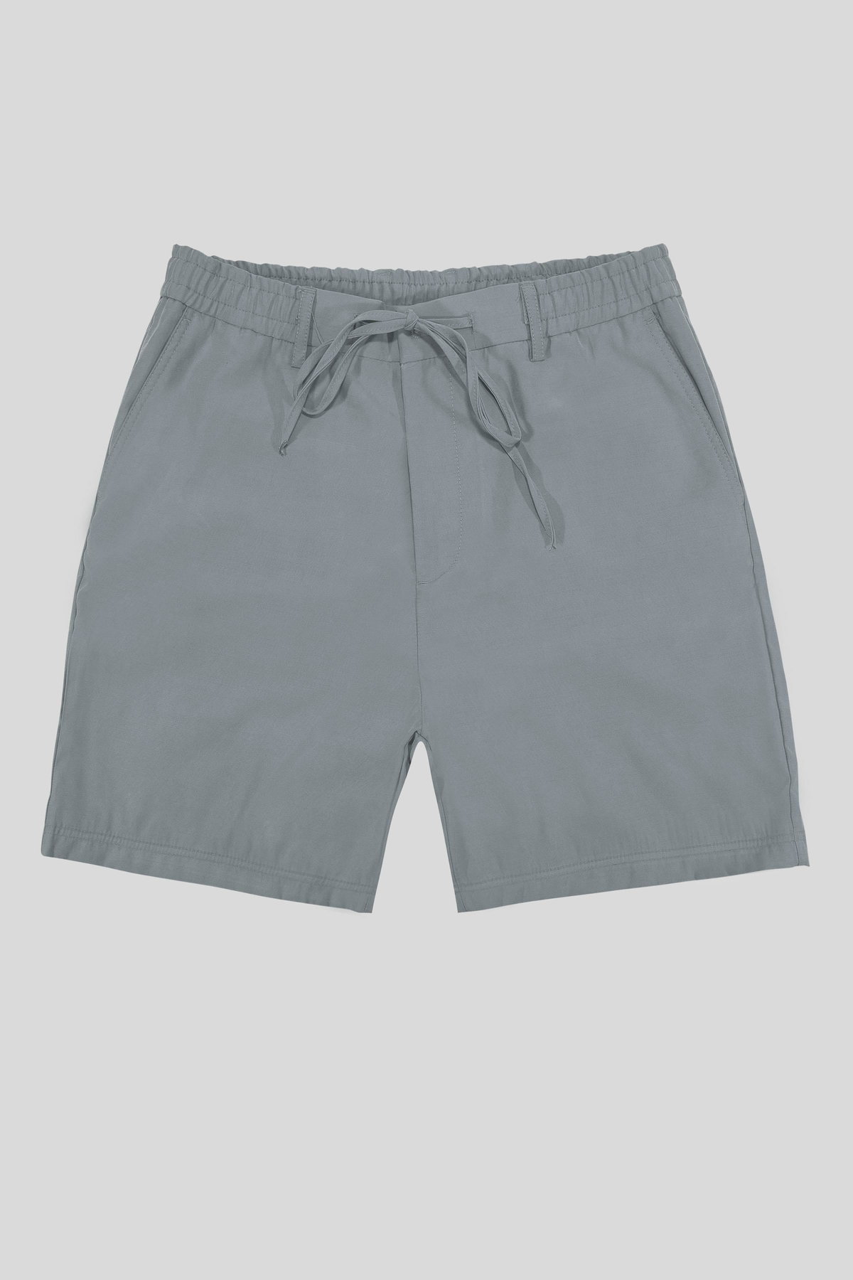Beli Lastikli ve Bağcıklı Slim Fit Erkek Şort