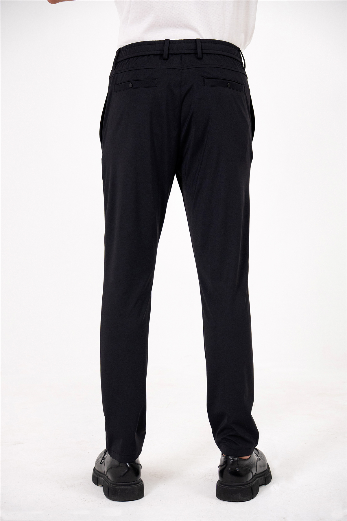 Beli Lastiklli Arkası Tek Fleto Jogger Erkek Pantolon