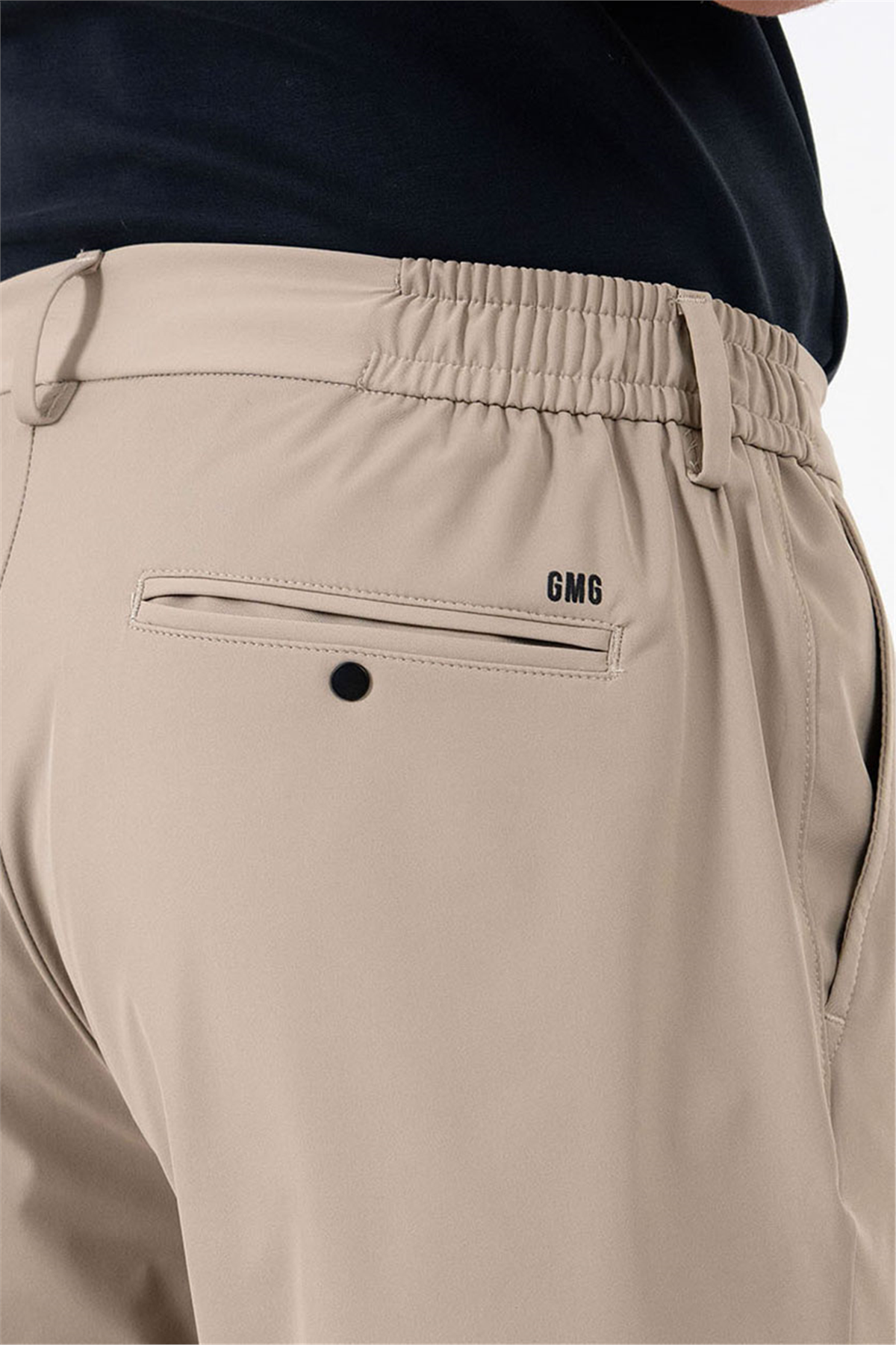 Beli Yarım Lastikli Arkası Çift Fleto Jogger Erkek Pantolon