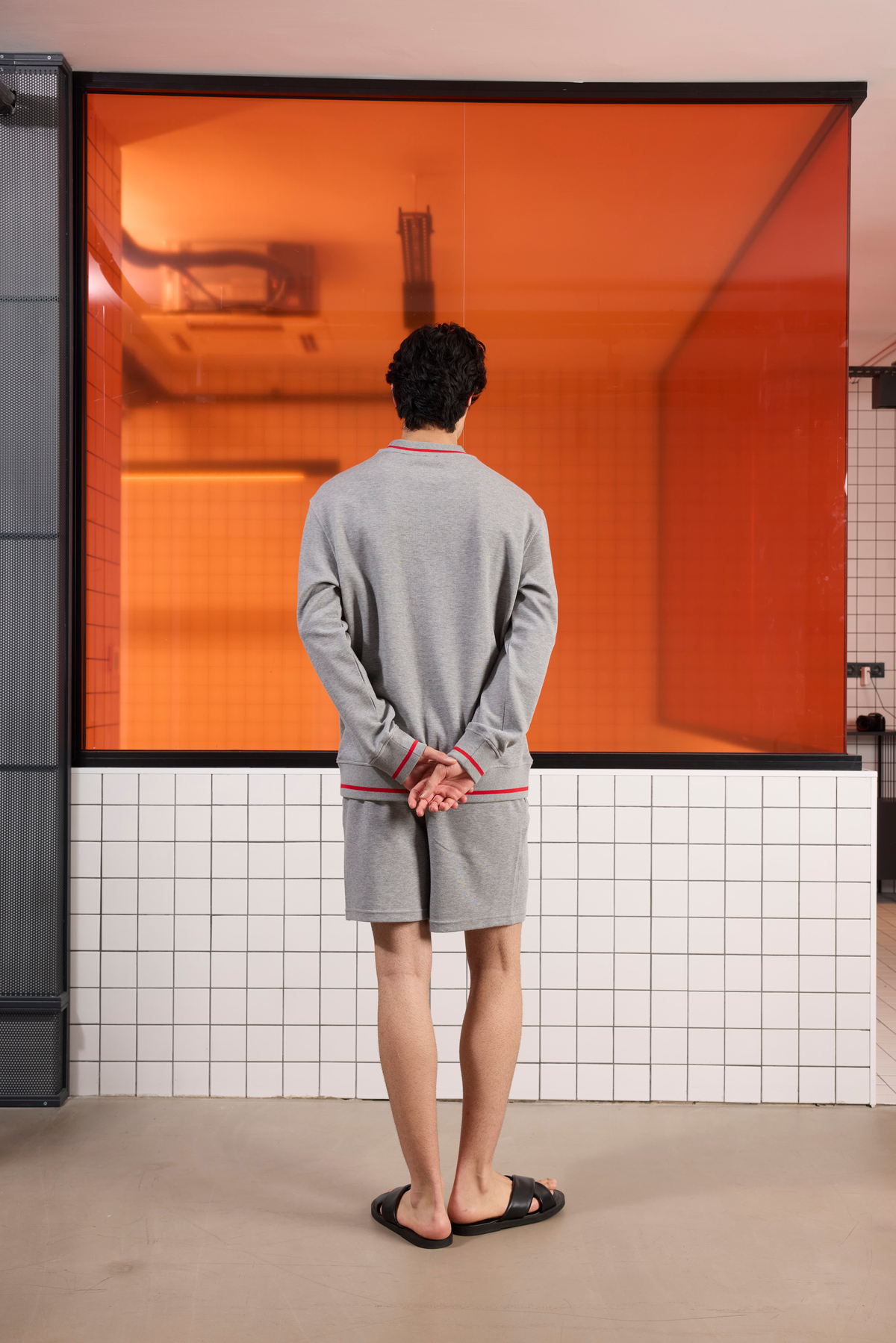 Bisiklet Yaka Baskı Detaylı Regular Fit Erkek Sweatshirt