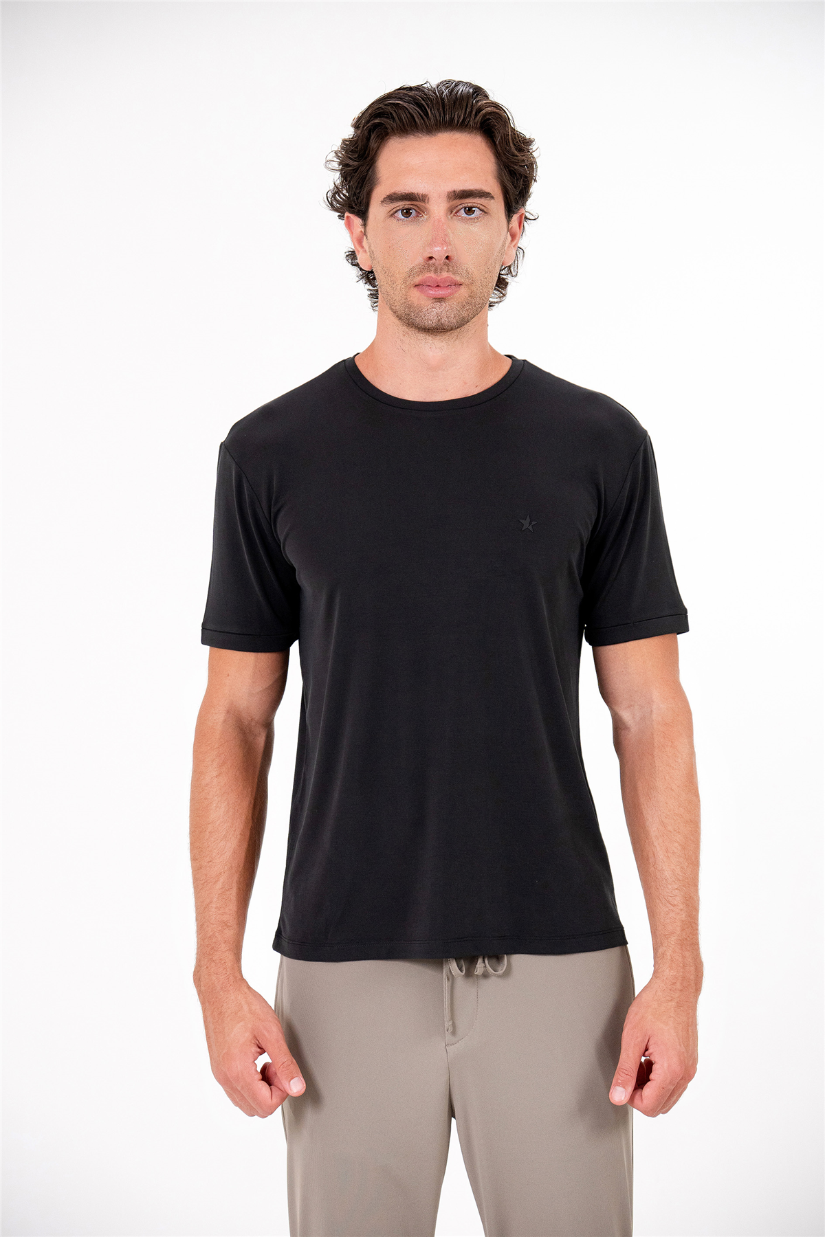 Bisiklet Yaka Erkek T-shirt
