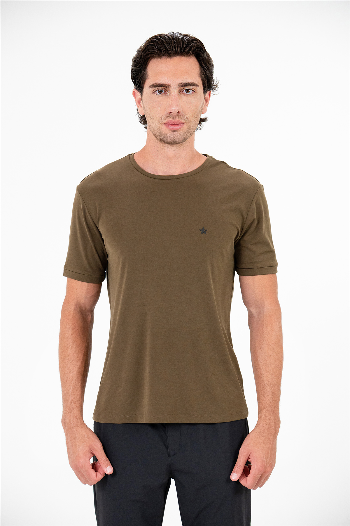 Bisiklet Yaka Erkek T-shirt