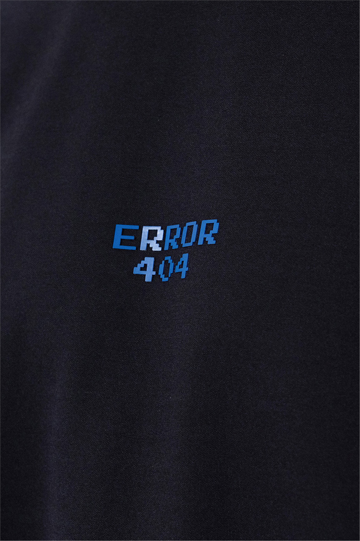 Bisiklet Yaka Error Baskılı Erkek T-shirt
