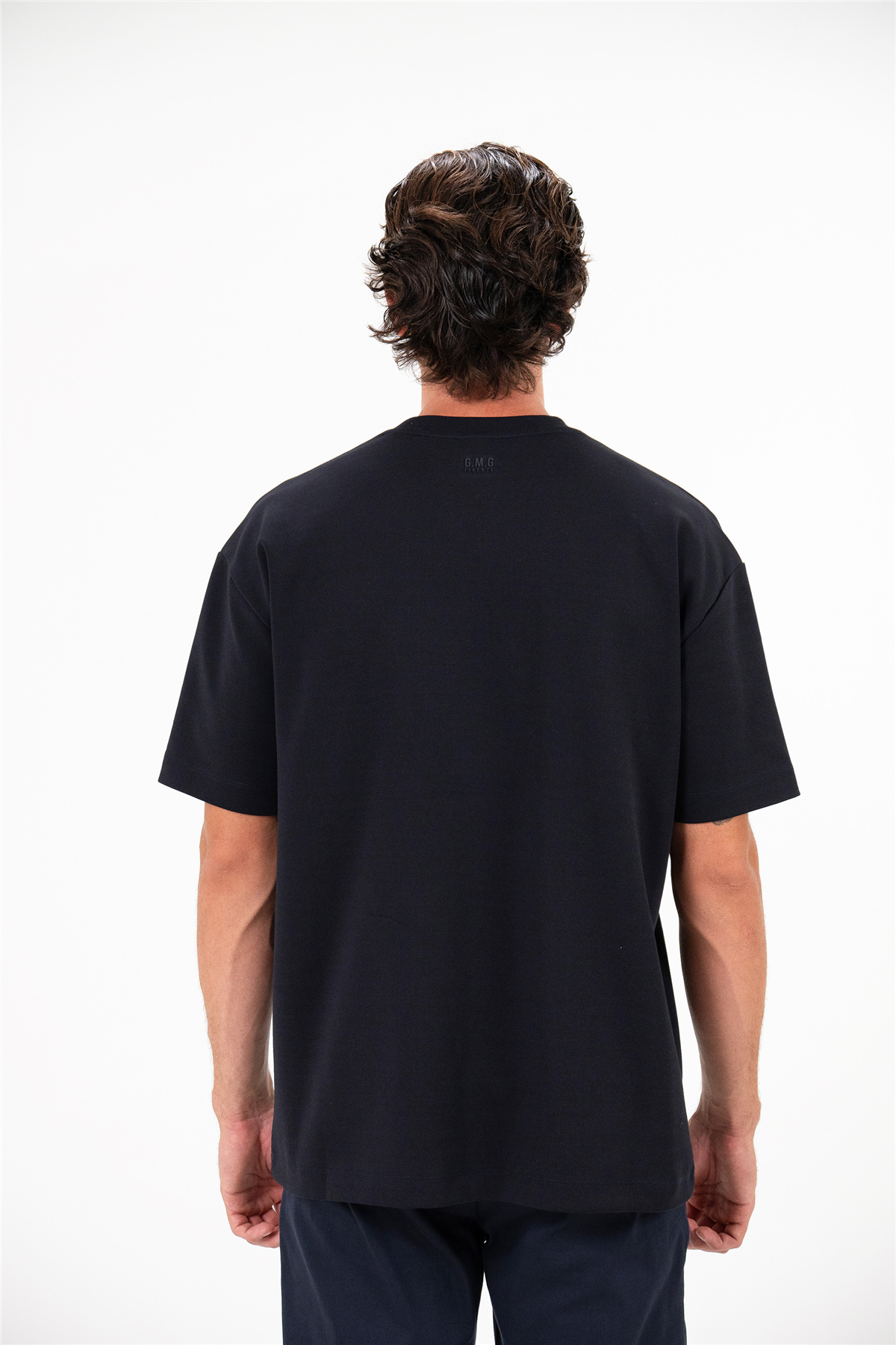 Bisiklet Yaka Error Baskılı Erkek T-shirt