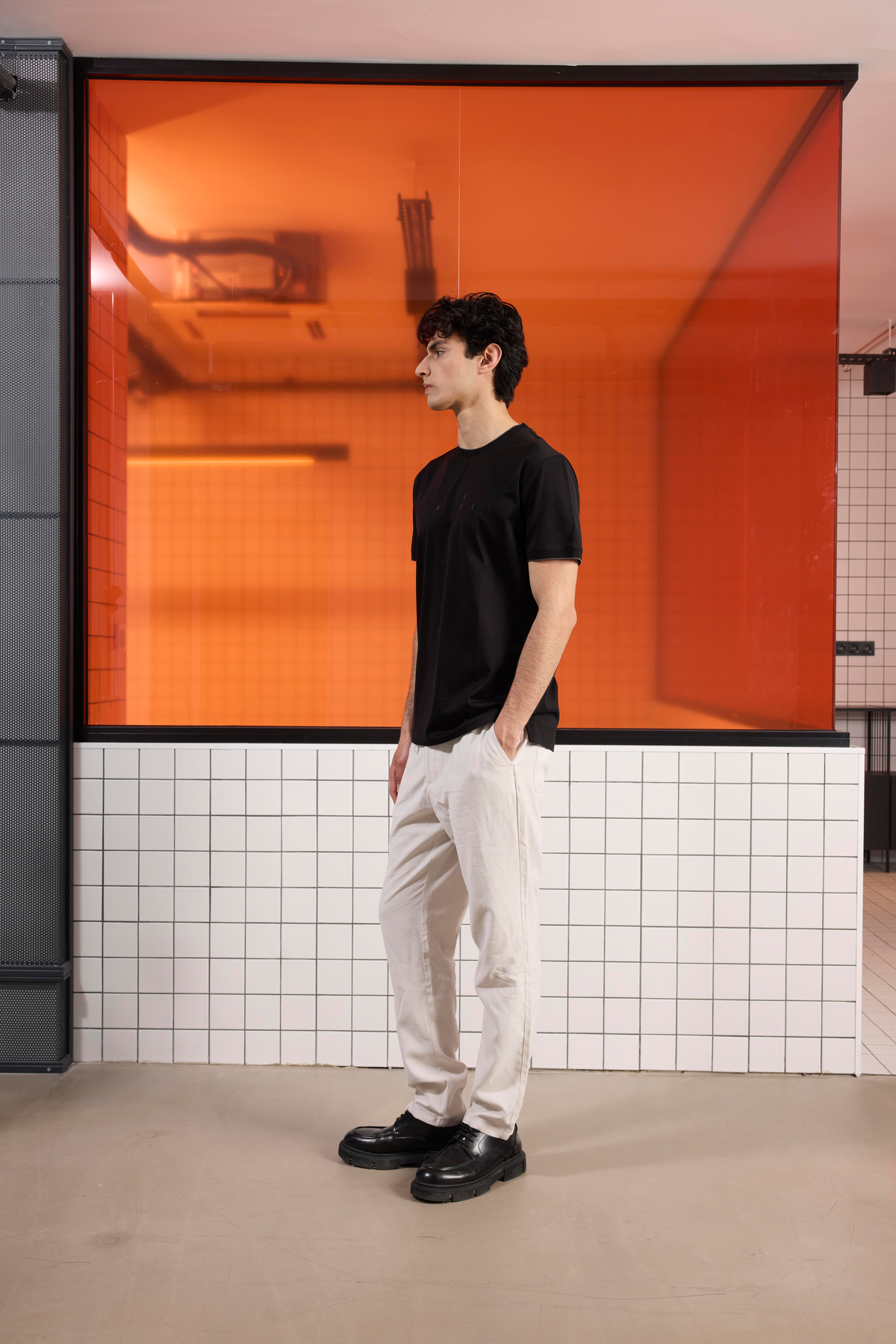 Bisiklet Yaka Merserize Slim Fit Erkek T-shirt