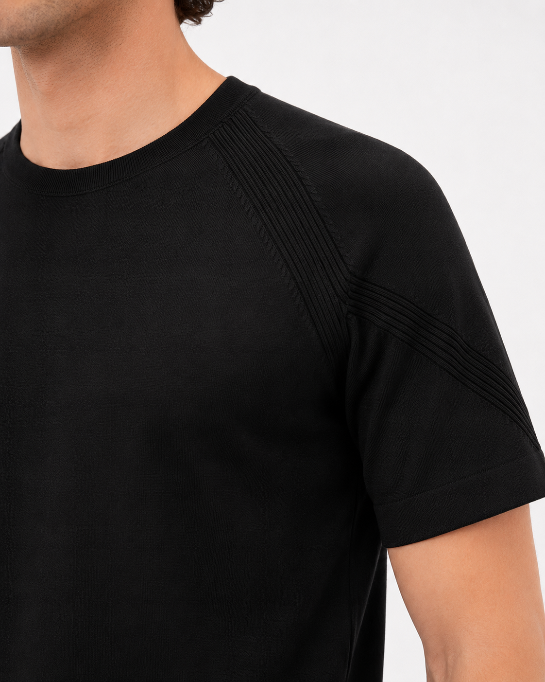Bisiklet Yaka Reglan Kol Erkek Kazak