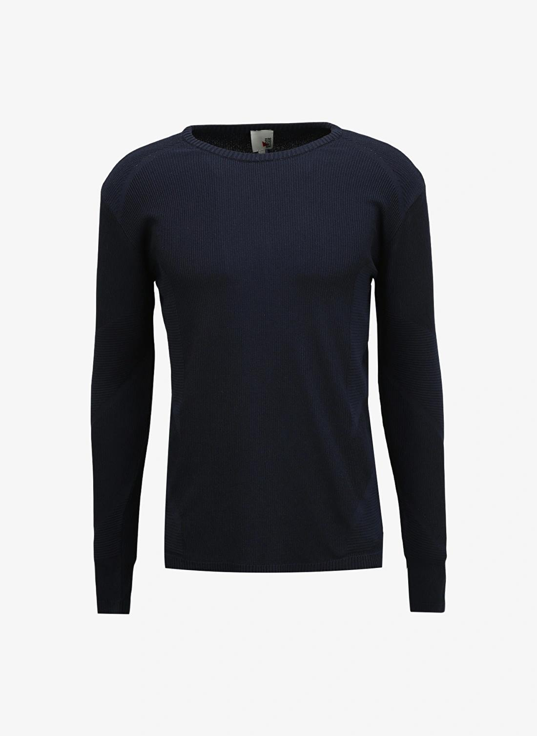 Bisiklet Yaka Slim Fit Erkek Kazak