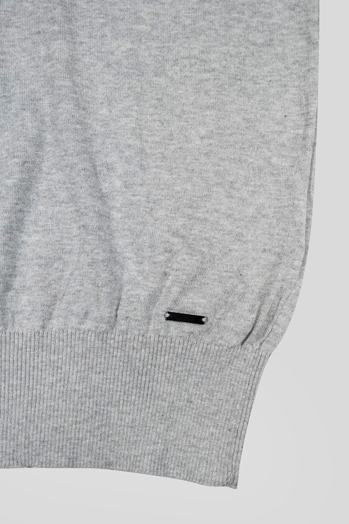 Bisiklet Yaka Slim Fit Fermuar ve Garni Detaylı Erkek Kazak