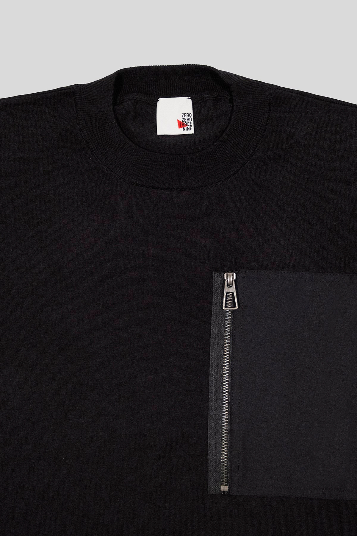 Bisiklet Yaka Slim Fit Fermuar ve Garni Detaylı Erkek Kazak