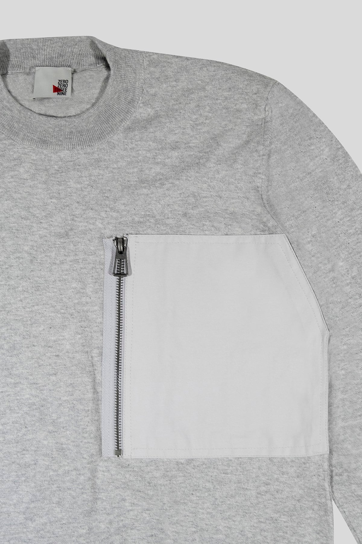 Bisiklet Yaka Slim Fit Fermuar ve Garni Detaylı Erkek Kazak