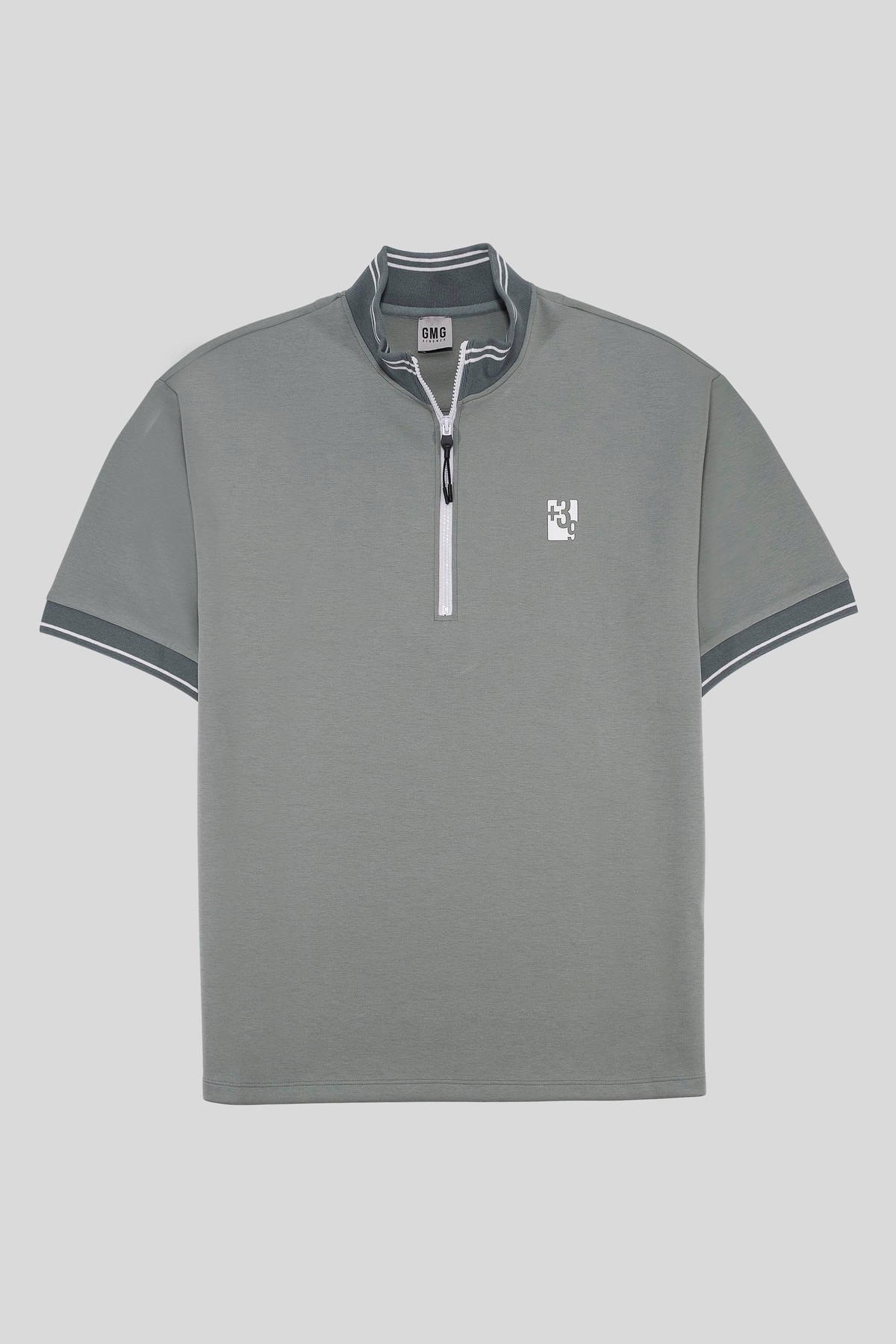 Dik Yaka Pamuklu Regular Fit Erkek T-shirt