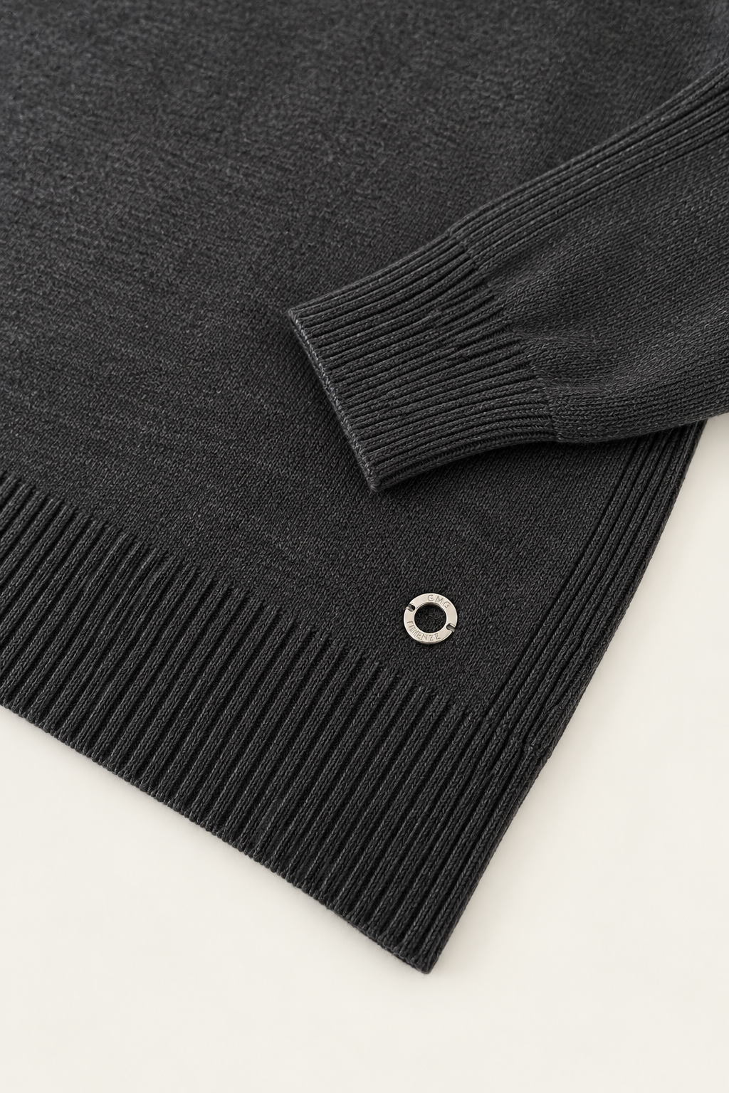 Fermuarlı Dik Yaka Slim Fit Erkek Triko Kazak