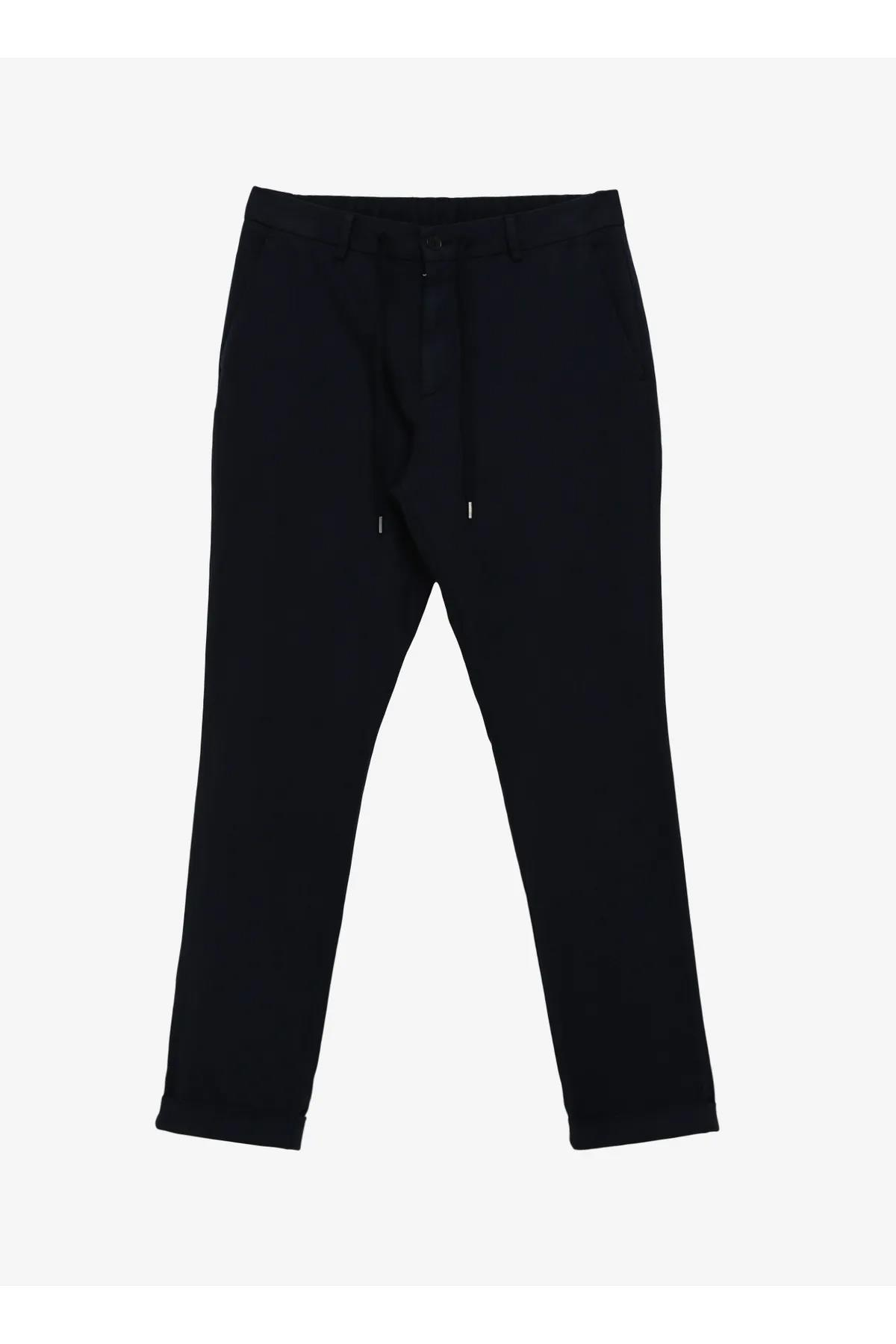 Fleto Cepli Bağcıklı Regular Fit Erkek Pantolon