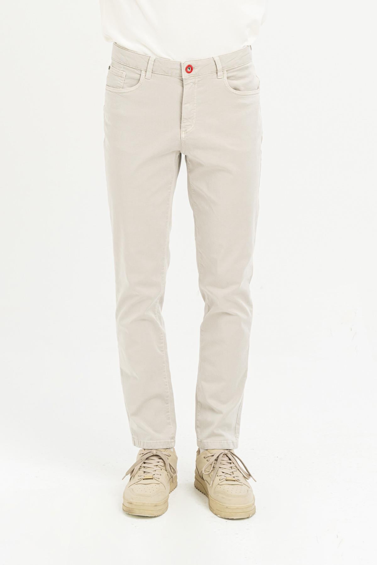 Slim Fit Beş Cep Model Erkek Pantolon