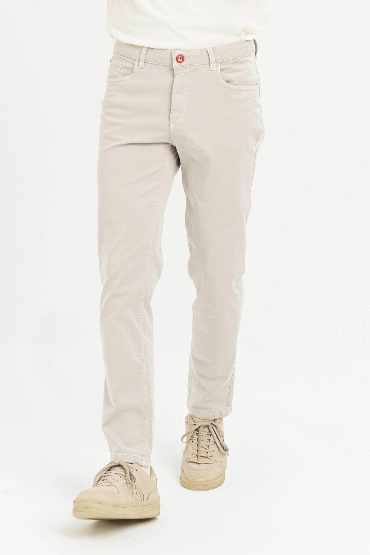 Slim Fit Beş Cep Model Erkek Pantolon