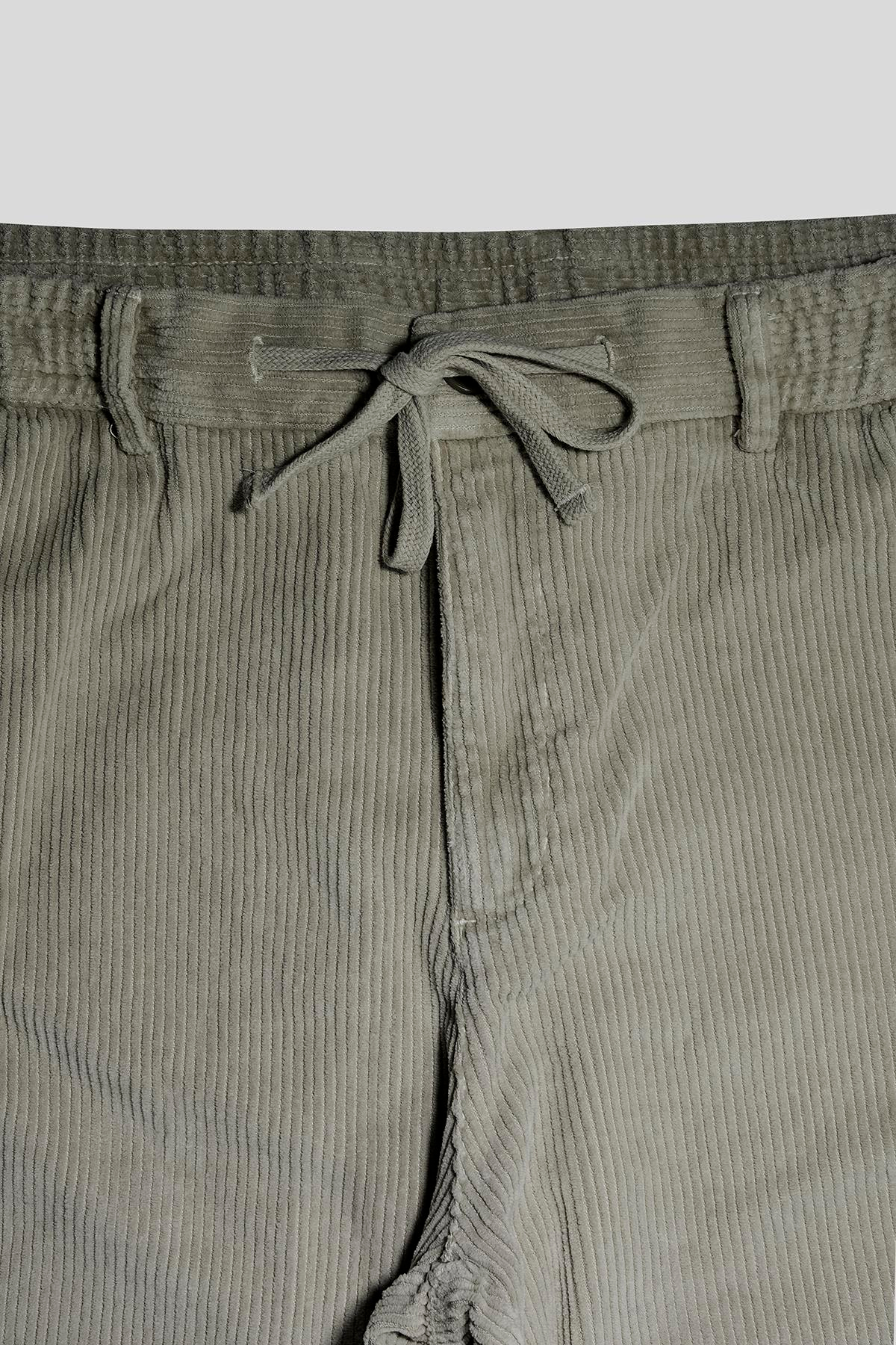 Pileli Cepli Kadife Dokulu Jogger Erkek Pantolon