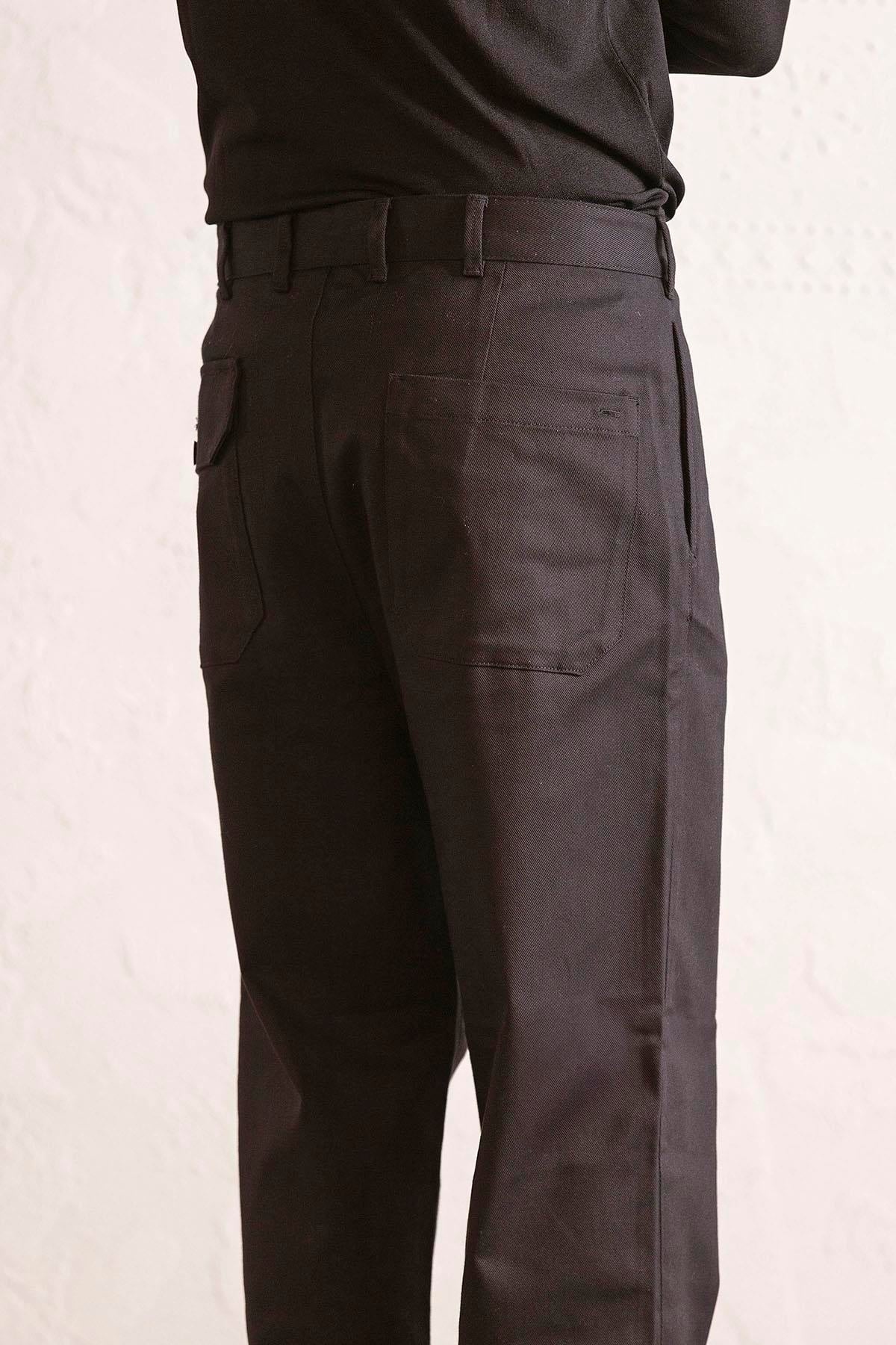 Pileli Gusto Detaylı Baggy Erkek Pantolon