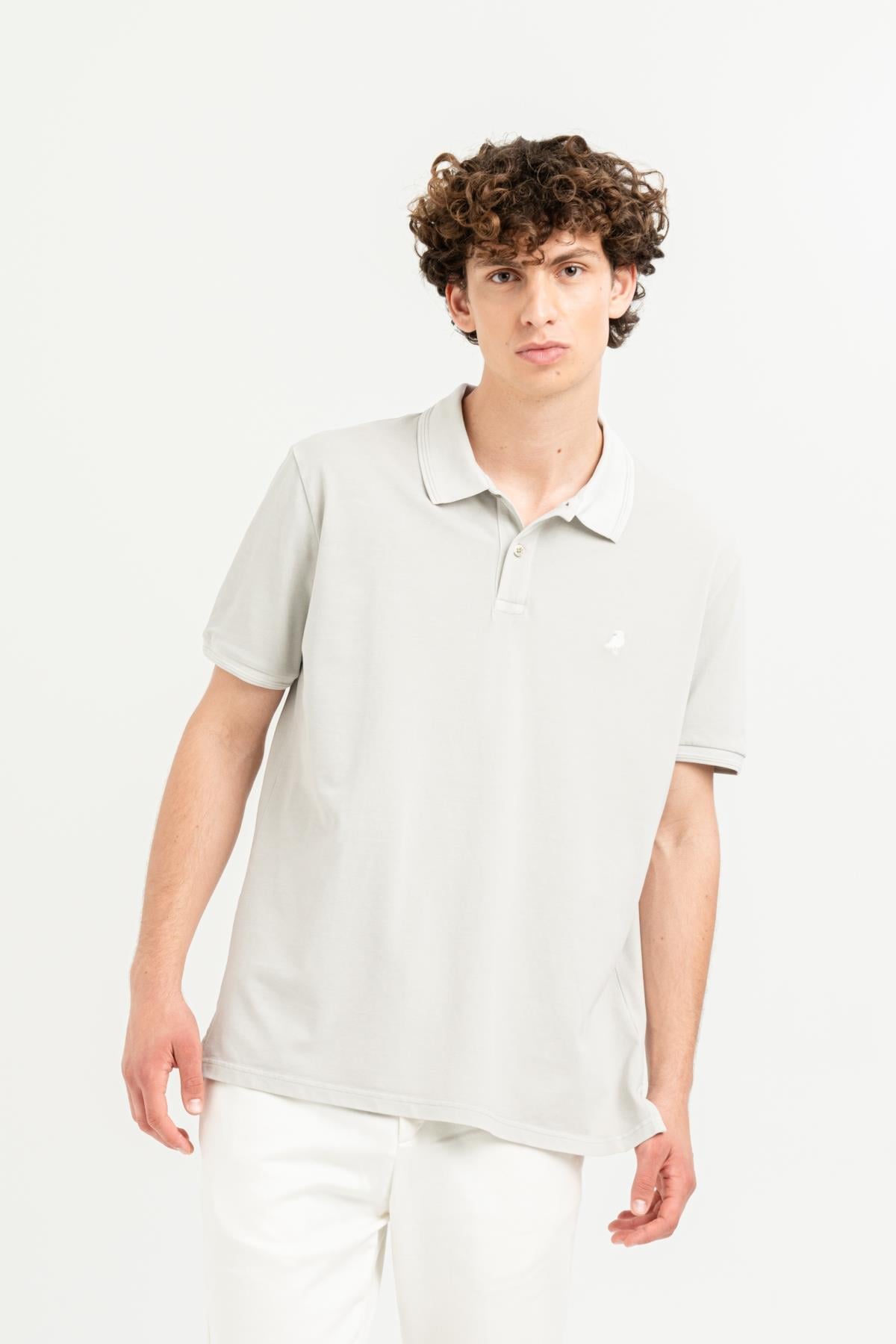 Polo Yaka Slim Fit Basic Erkek T-shirt
