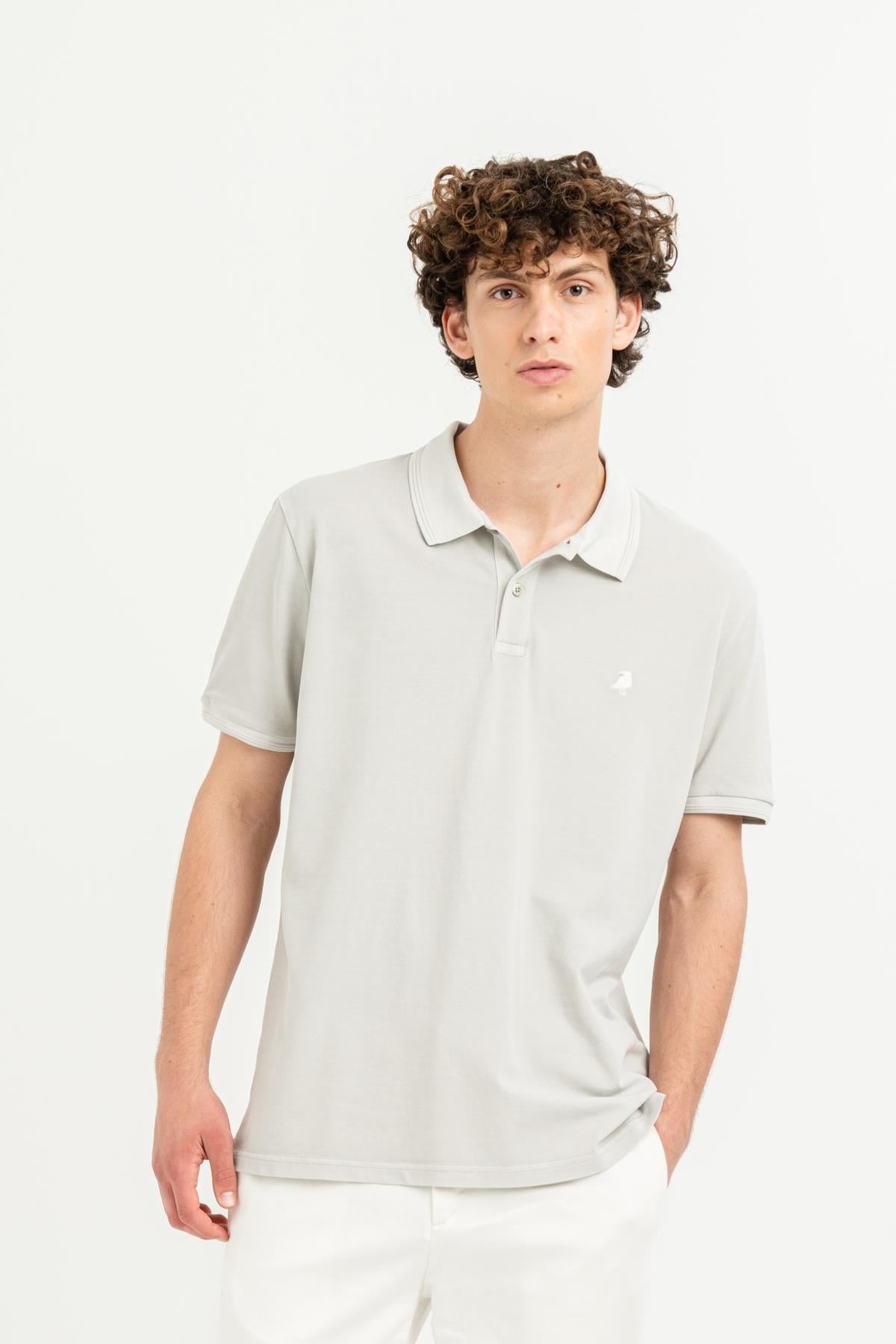 Polo Yaka Slim Fit Basic Erkek T-shirt