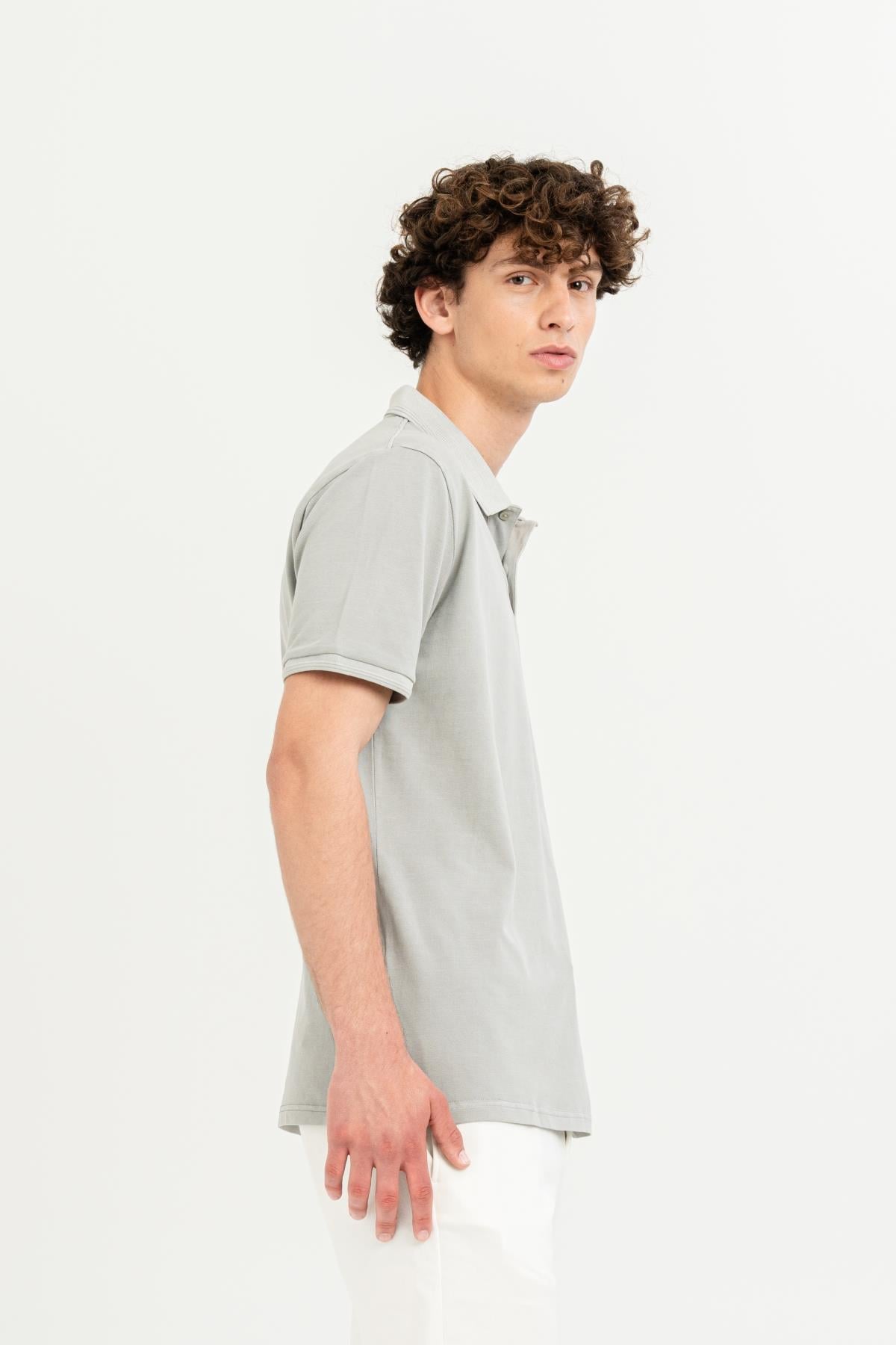 Polo Yaka Slim Fit Basic Erkek T-shirt