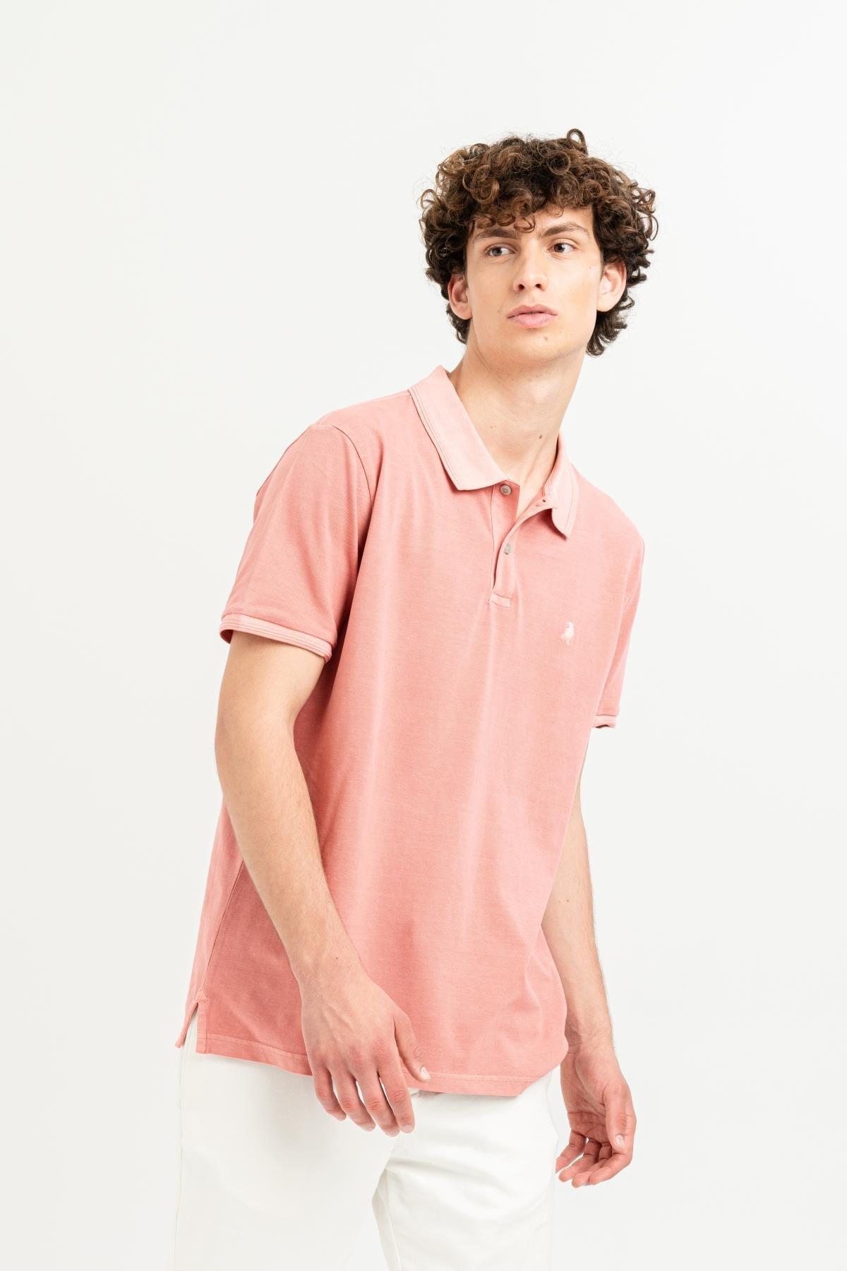Polo Yaka Slim Fit Basic Erkek T-shirt