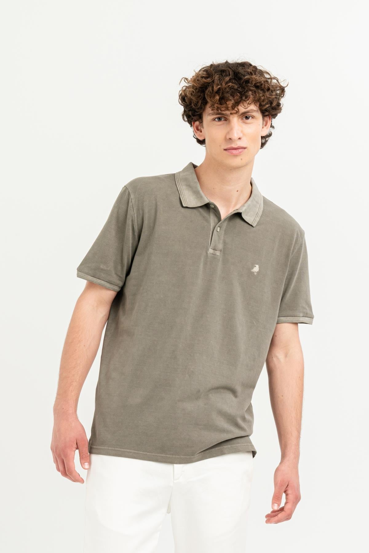 Polo Yaka Slim Fit Basic Erkek T-shirt