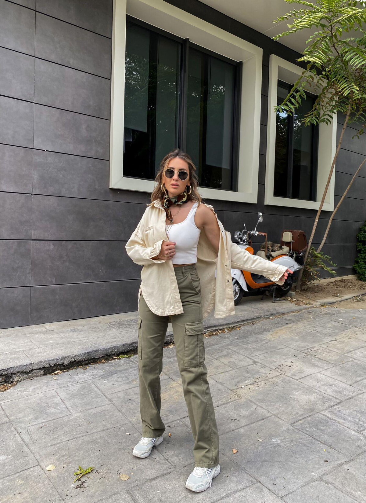 Asker Yeşili Kargo Pantolon