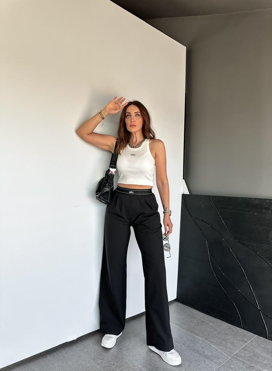 Beyaz Alo Fitilli Atlet