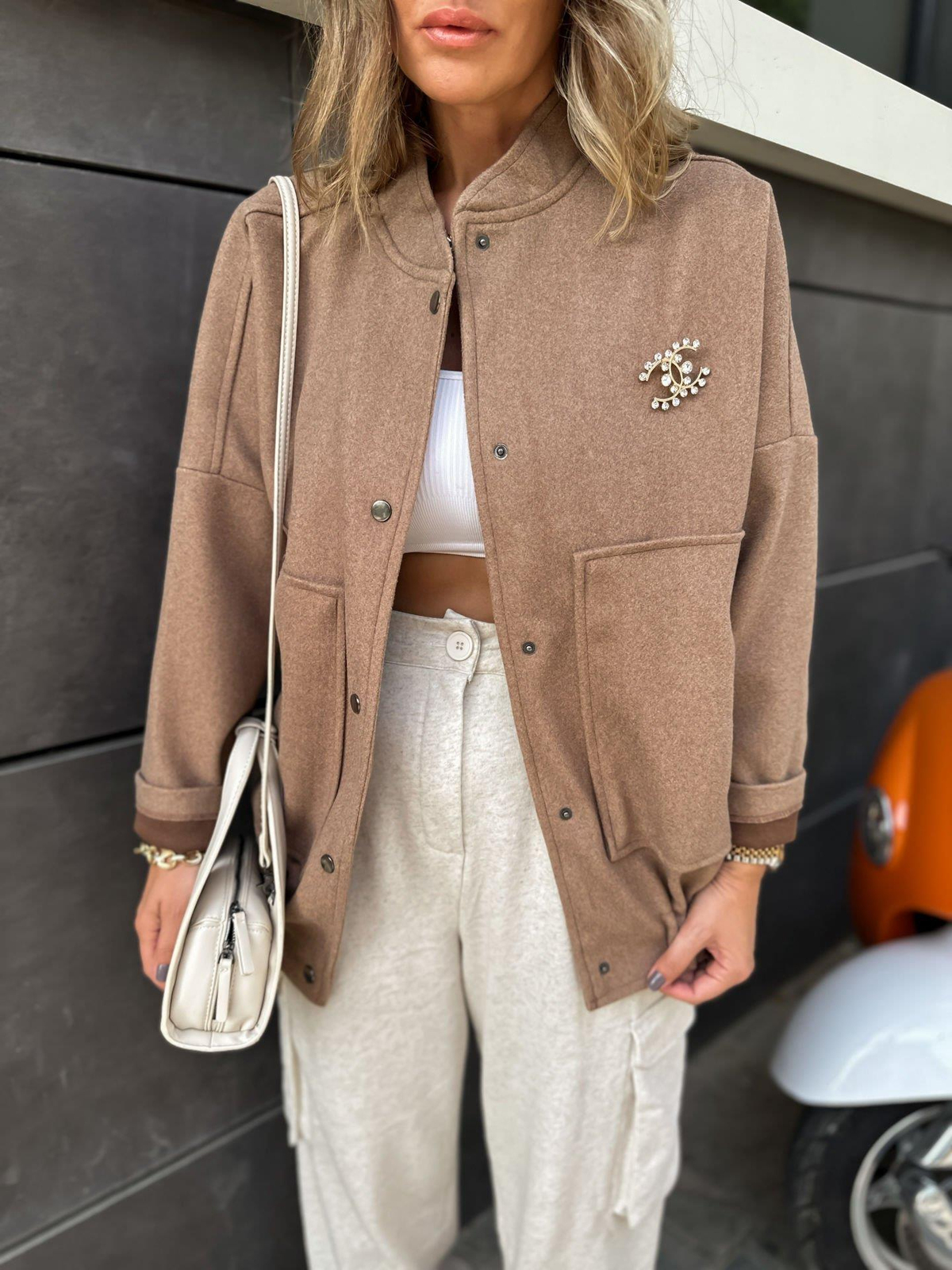 Camel Kaşe Bomber Mont