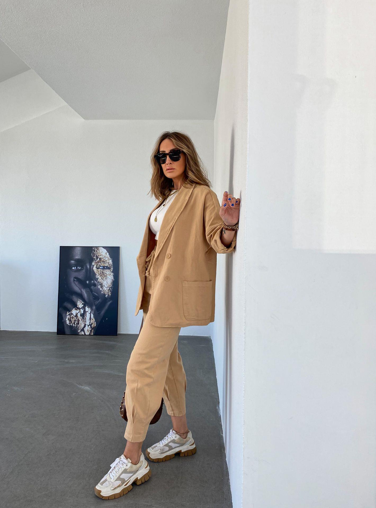 Camel Pensli Gabardin Pantolon