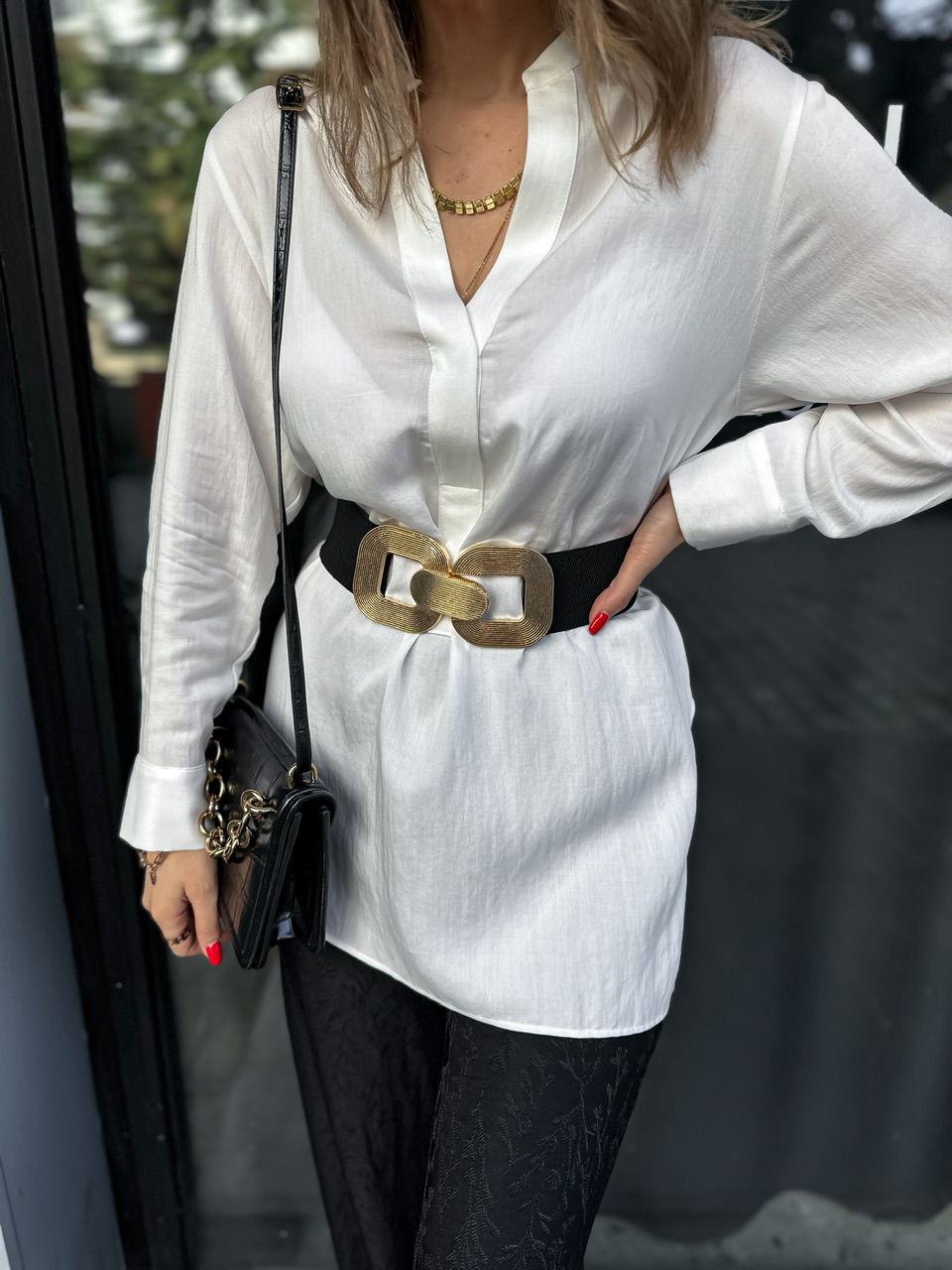 Gold Tokalı Lastik Kemer