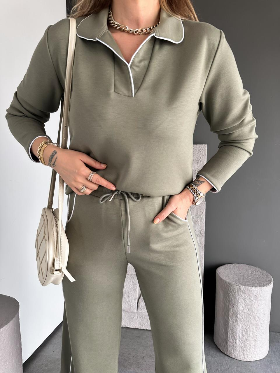 Haki Polo Yaka Biyeli Oyhso Takım