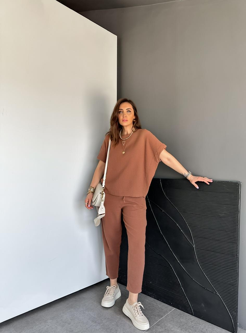 Kakao Yarasa Kollu Naturel Takım
