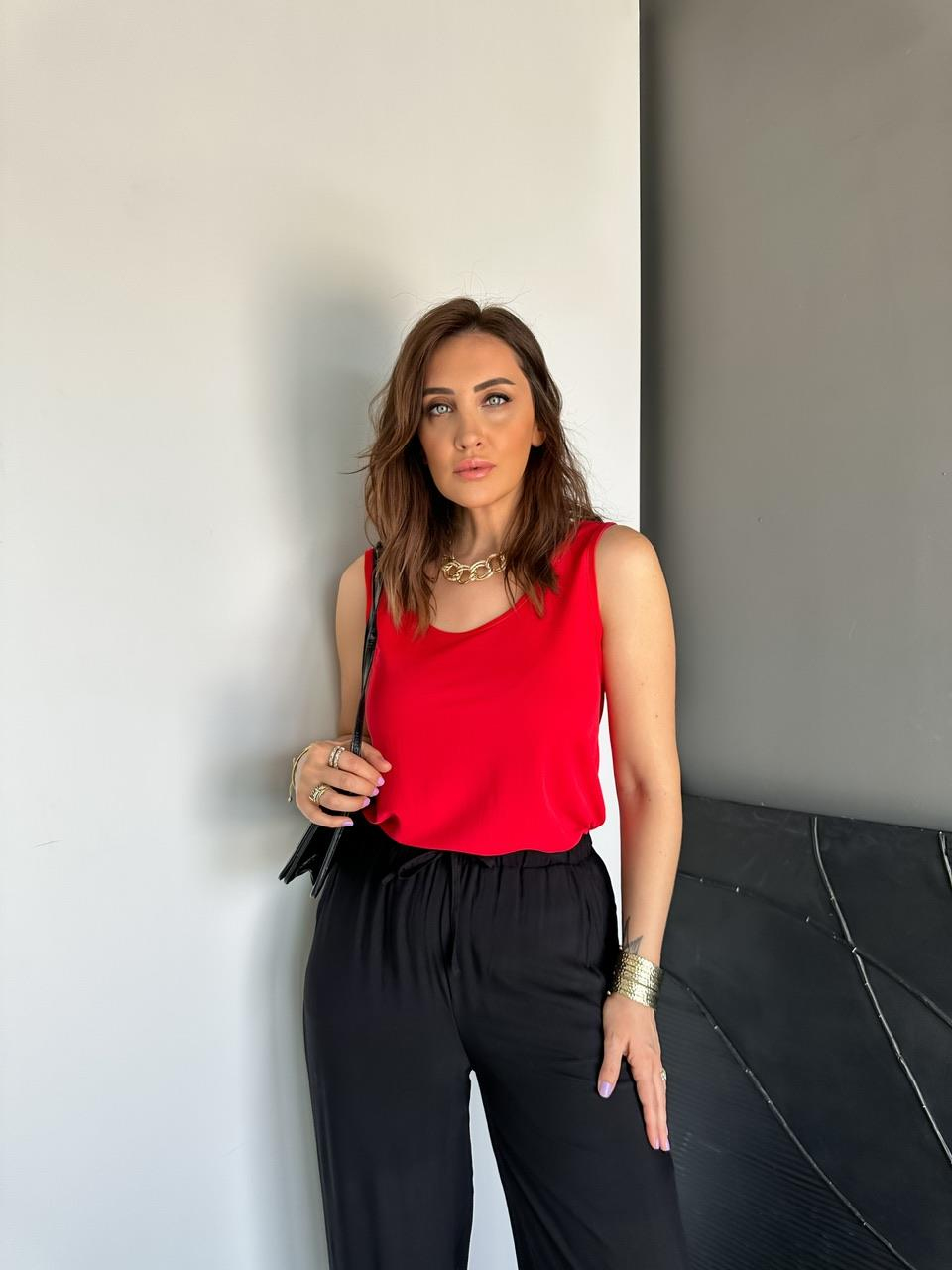 Kırmızı Modal Basic Atlet