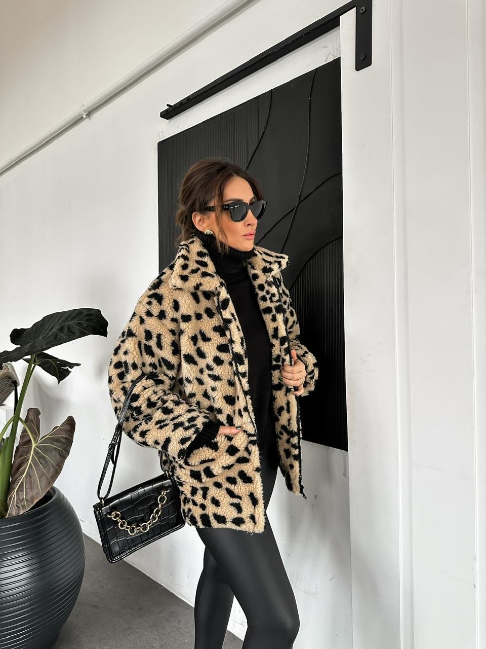 Leopar Cepli Spor Kesim Kürk