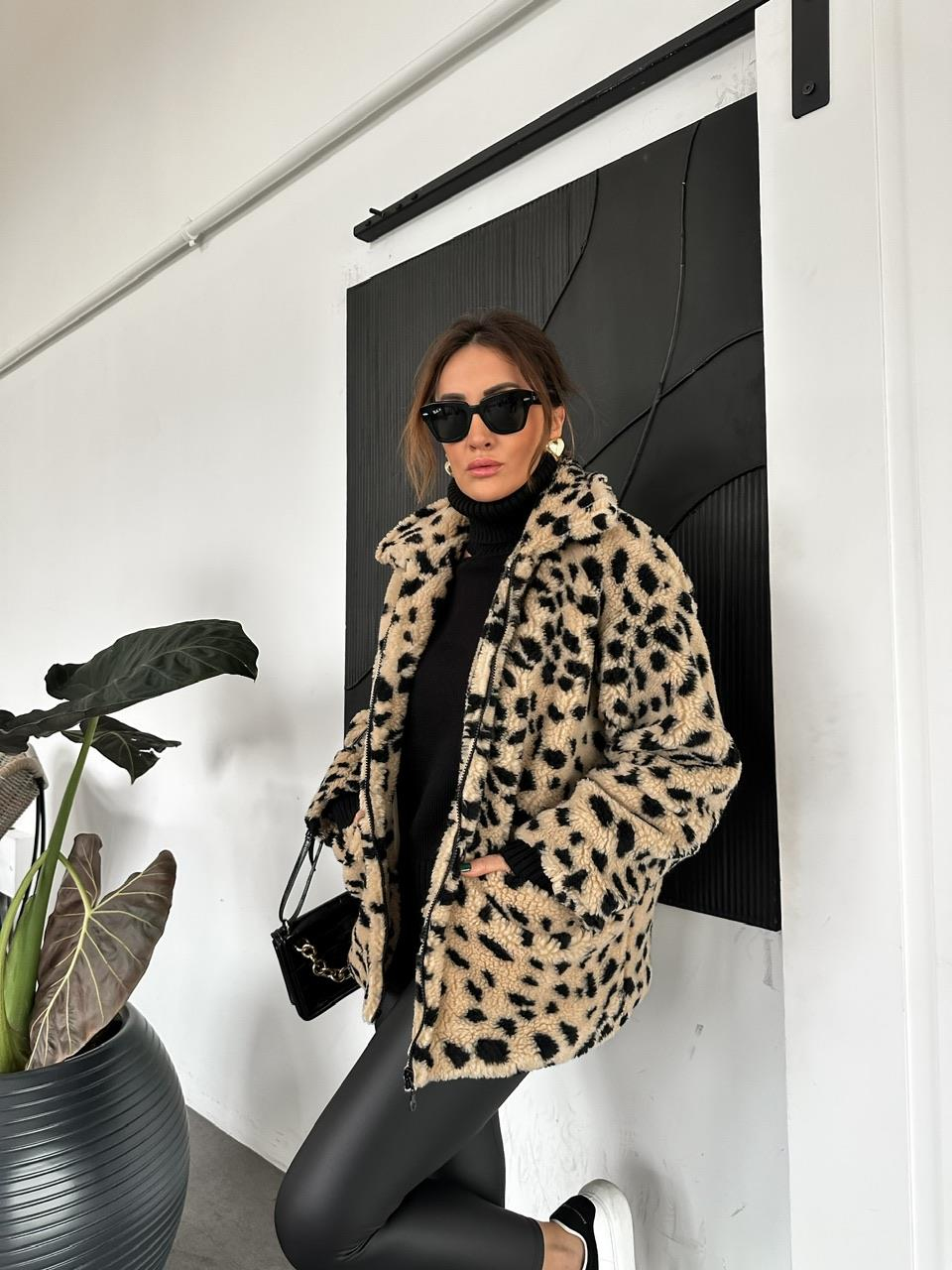 Leopar Cepli Spor Kesim Kürk